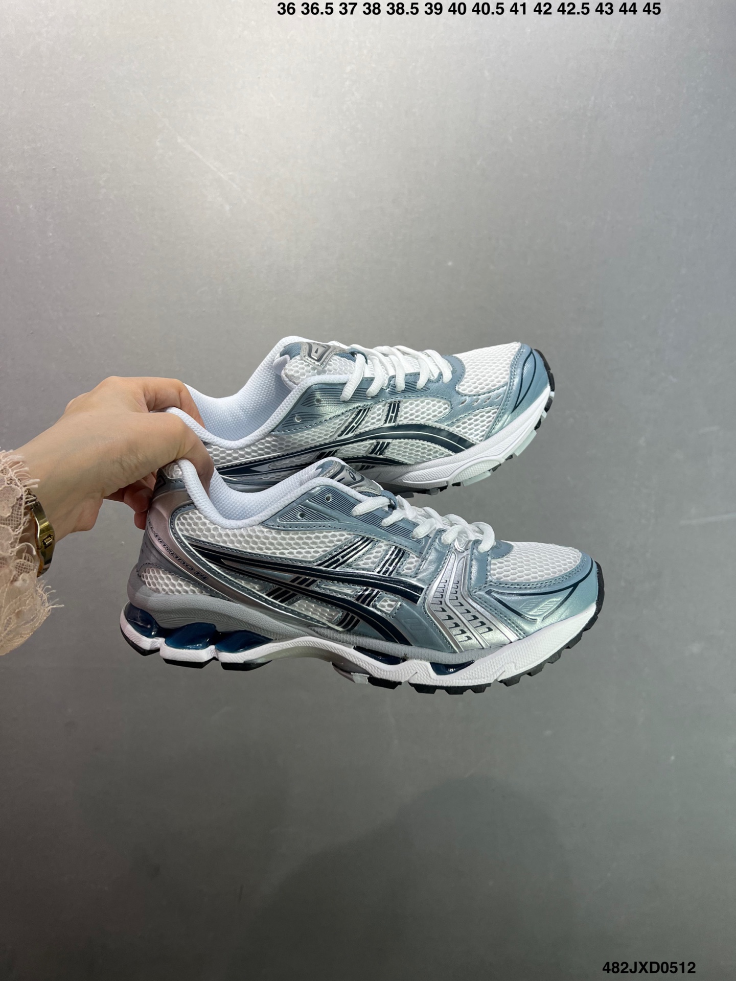 ASICS GEL-KAYANO 14 Silver & Blue Retro Running Shoes - Limited Edition 10 i1746982839084 1481 0 8