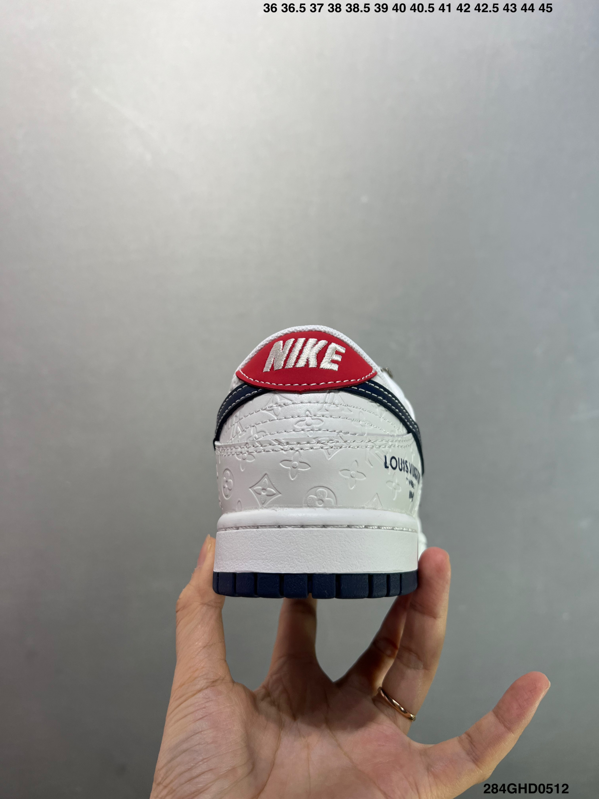 Nike Dunk SB Low Custom Louis Vuitton White Leather Sneakers 5 i1746983041073 8339 0 3
