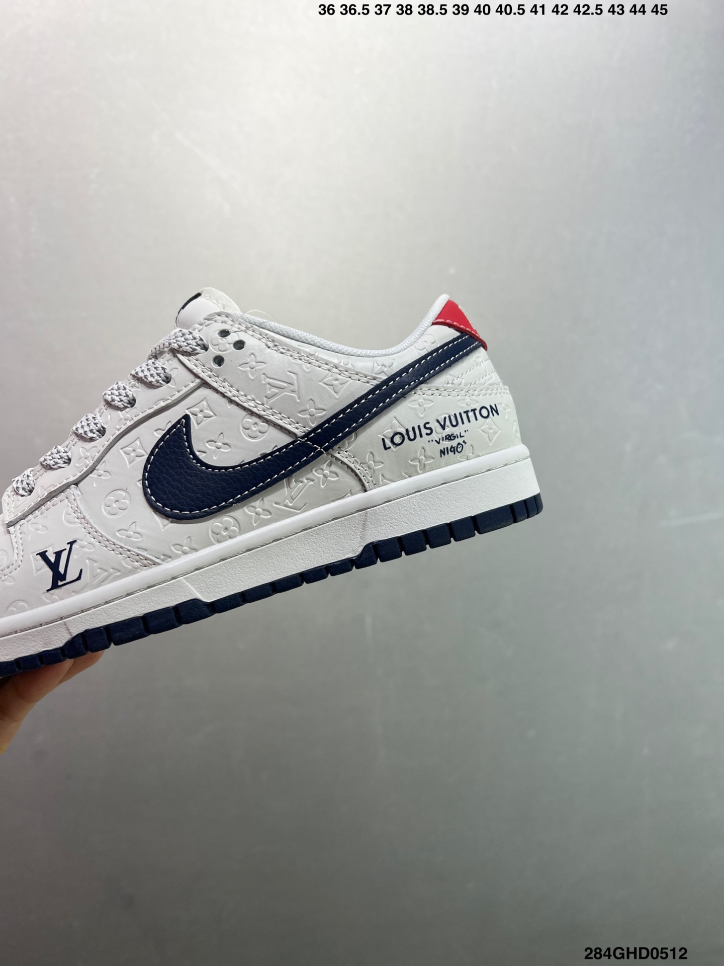 Nike Dunk SB Low Custom Louis Vuitton White Leather Sneakers 7 i1746983041388 9071 0 5