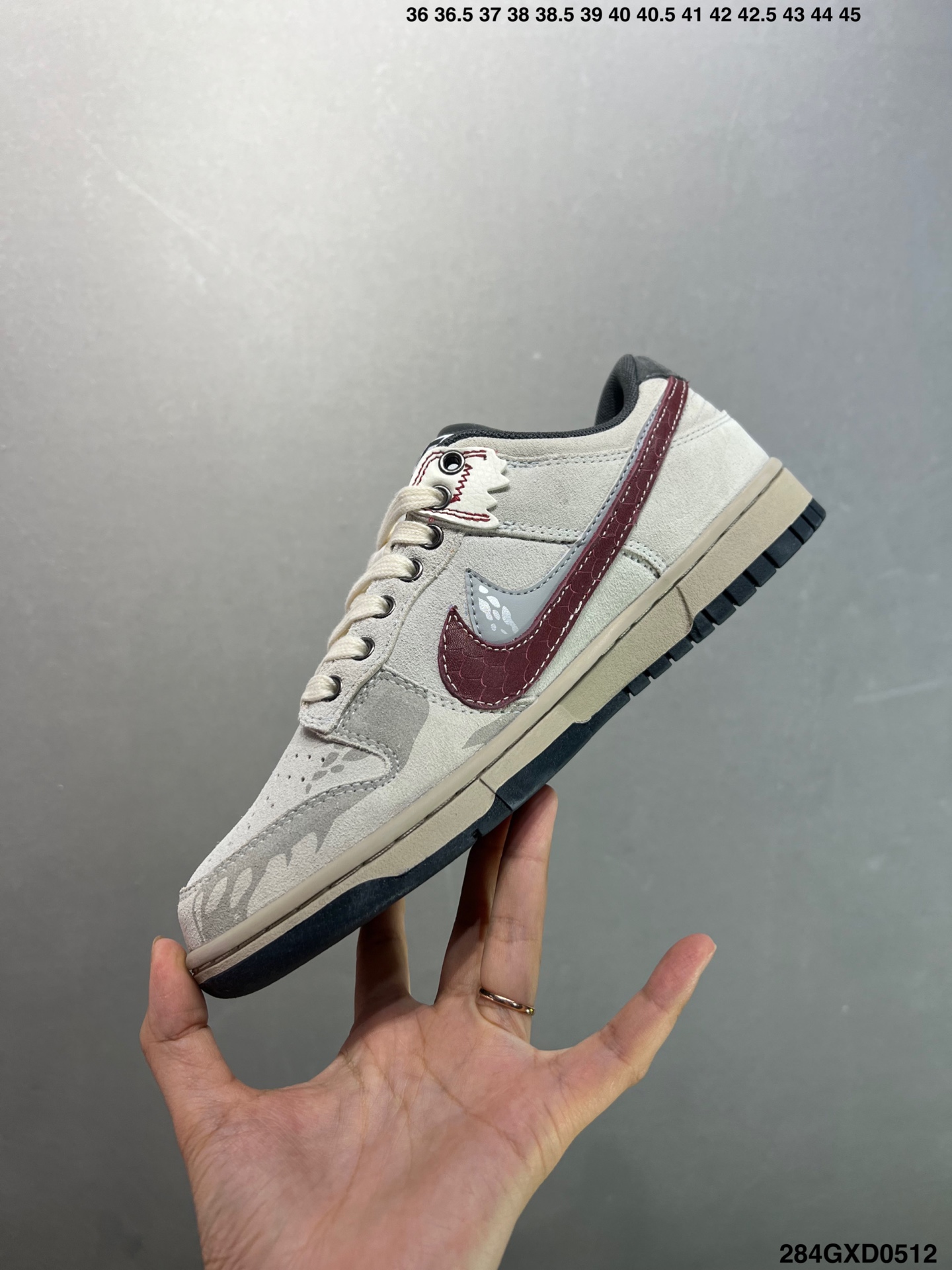 Nike Dunk Low SE '85' Anniversary Edition Gray Leather Sneakers 4 i1746983167863 6444 0 2