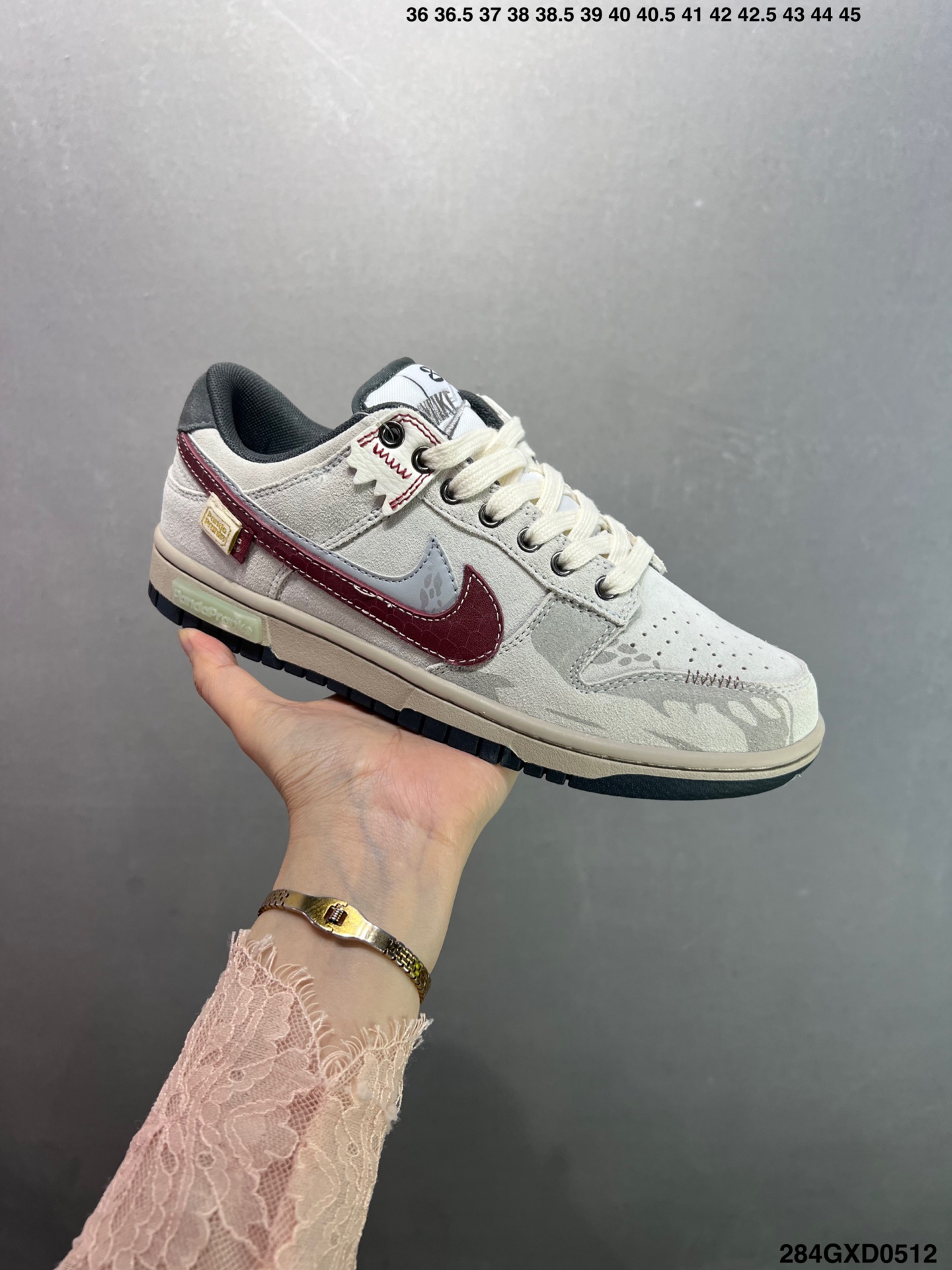 Nike Dunk Low SE '85' Anniversary Edition Gray Leather Sneakers 3 i1746983167881 6292 0 1