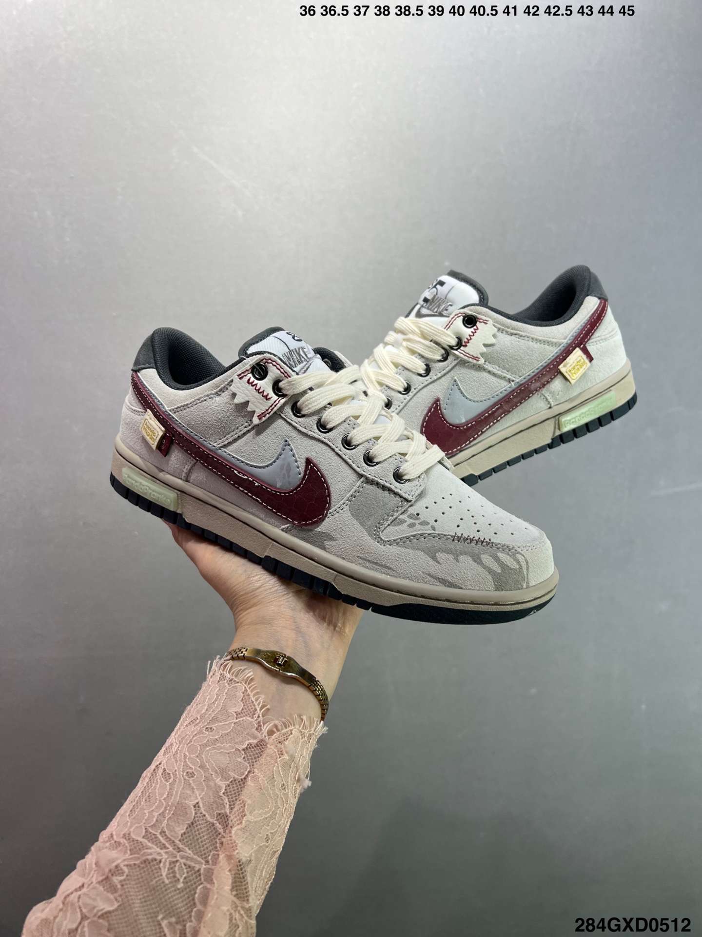 Nike Dunk Low SE '85' Anniversary Edition Gray Leather Sneakers 9 i1746983168757 5062 0 7