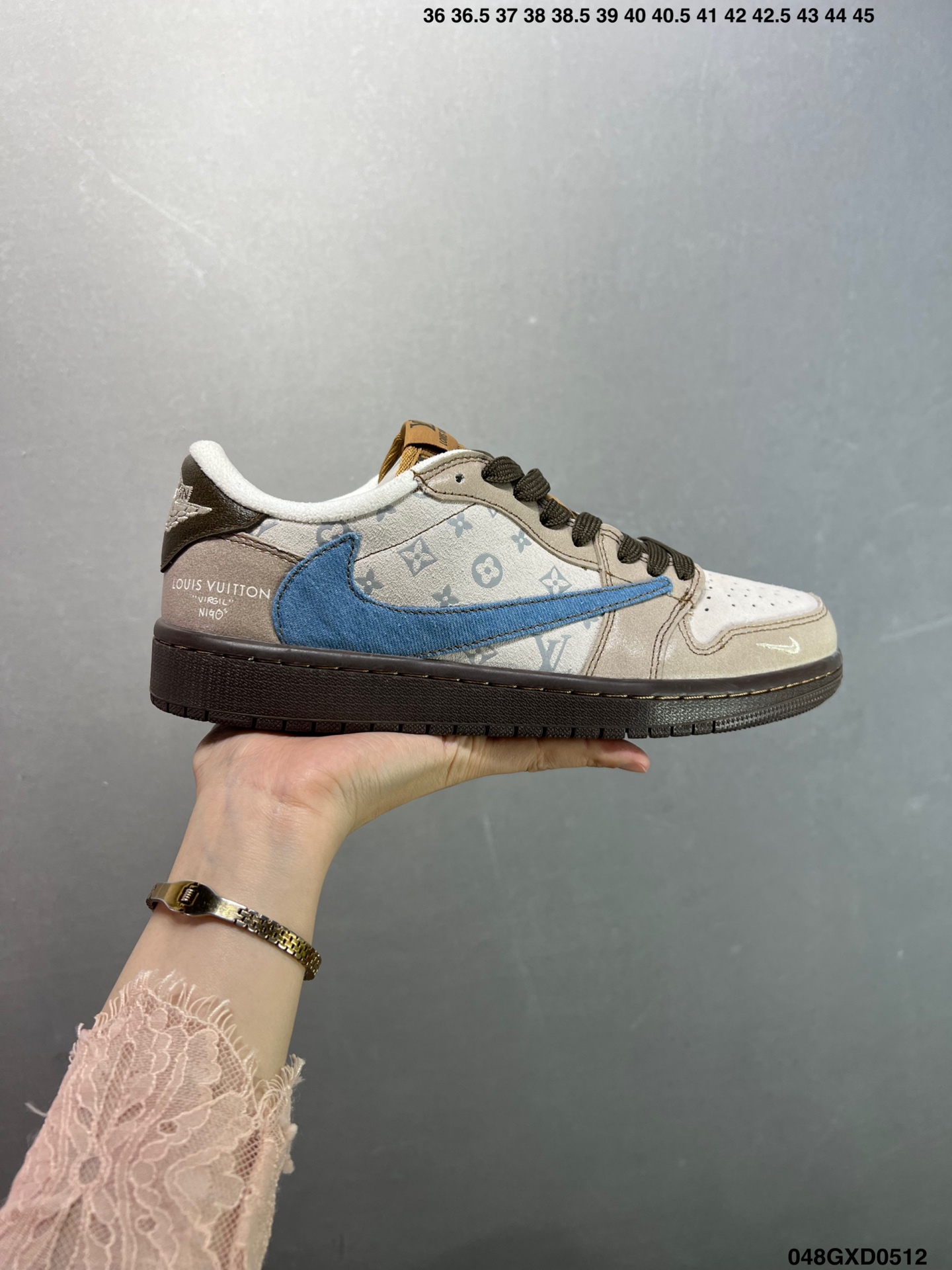 Nike Air Jordan 1 Low Custom Louis Vuitton Sneakers 2 i1746983255152 8459 0 0