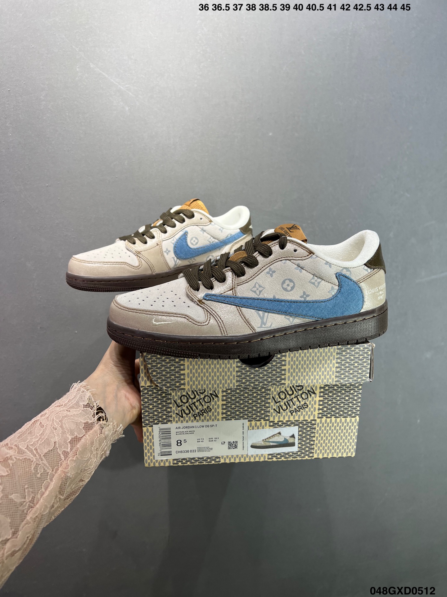 Nike Air Jordan 1 Low Custom Louis Vuitton Sneakers 10 i1746983255189 3465 0 8
