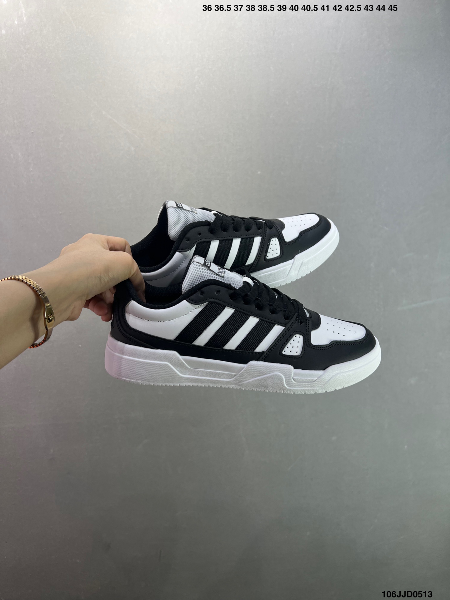Adidas Lite Baller Retro Low-Top Sneakers - White/Black, Unisex Sizes 7 i1747066892127 829 0 8