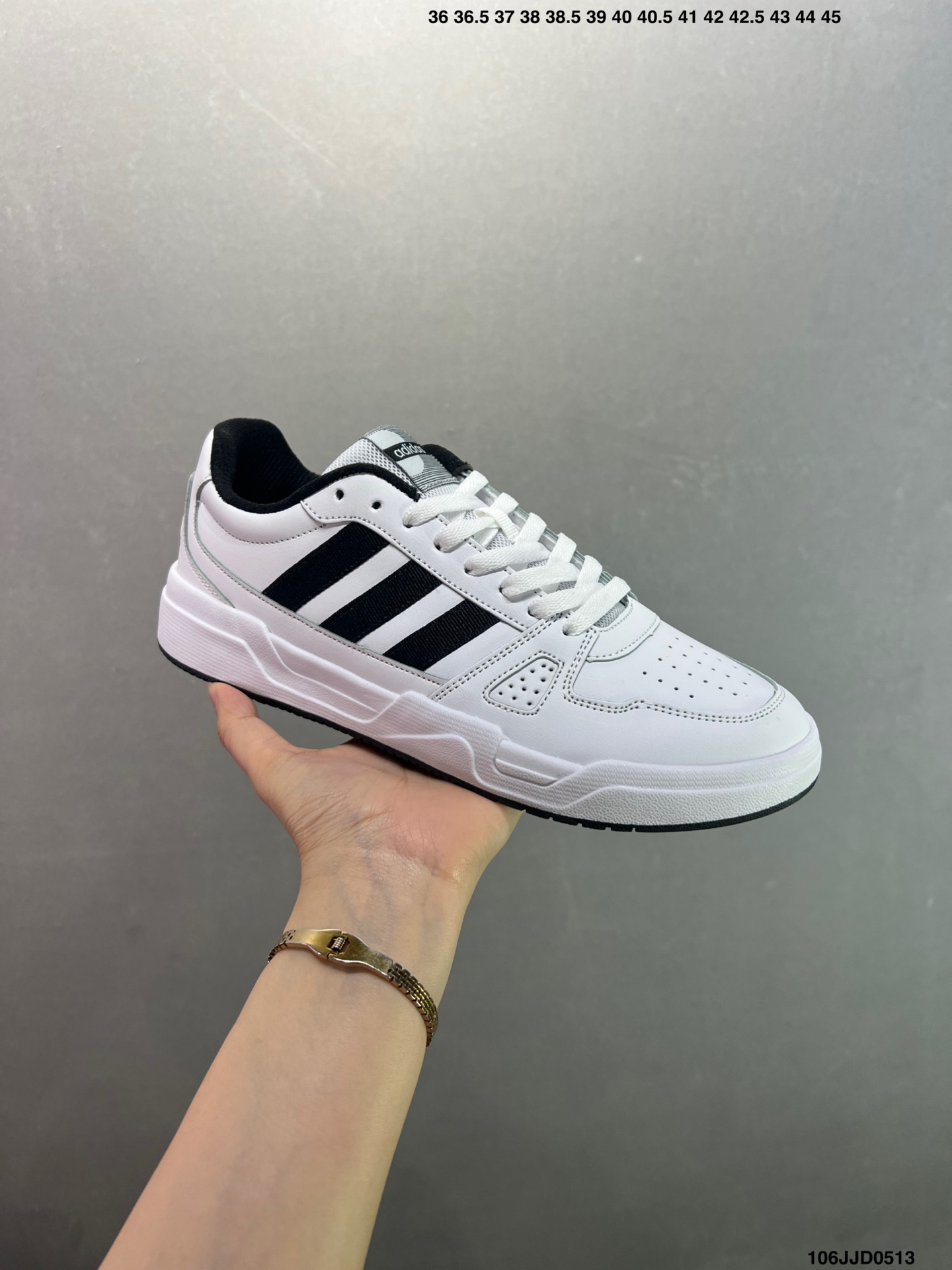 Adidas Lite Baller Retro Low-Top Sneakers - White/Black, Unisex Sizes 2 i1747066916503 3422 0 1