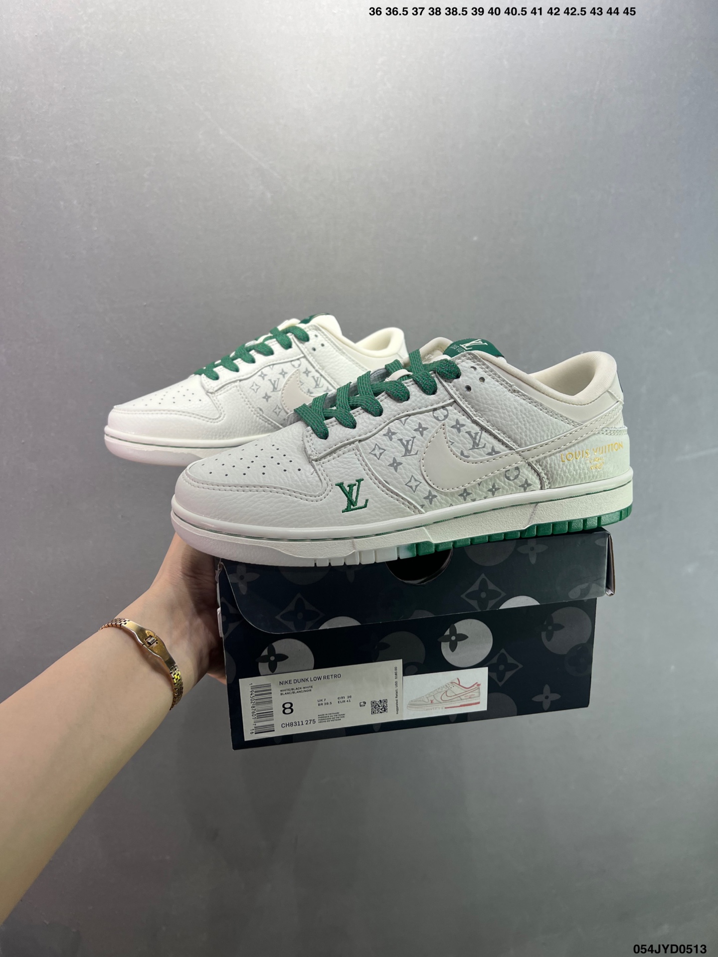 Nike Dunk Low Retro Louis Vuitton Custom Sneakers - Premium Leather 9 i1747067671146 7039 0 8