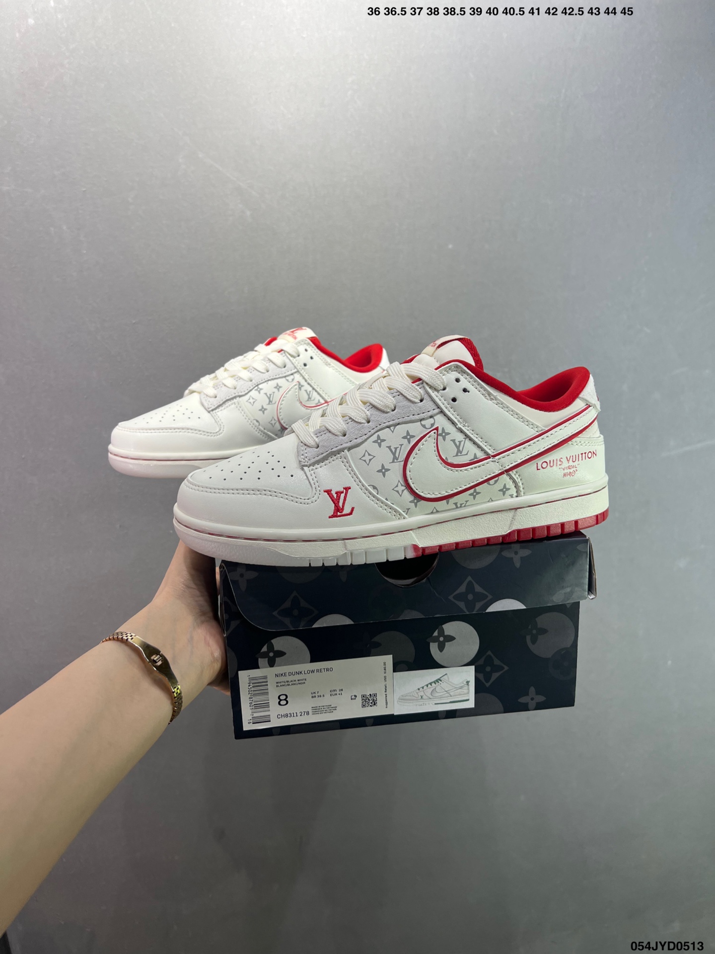 Nike Dunk Low Retro Louis Vuitton Custom Sneakers - Premium Leather 5 i1747067696779 5085 0 8