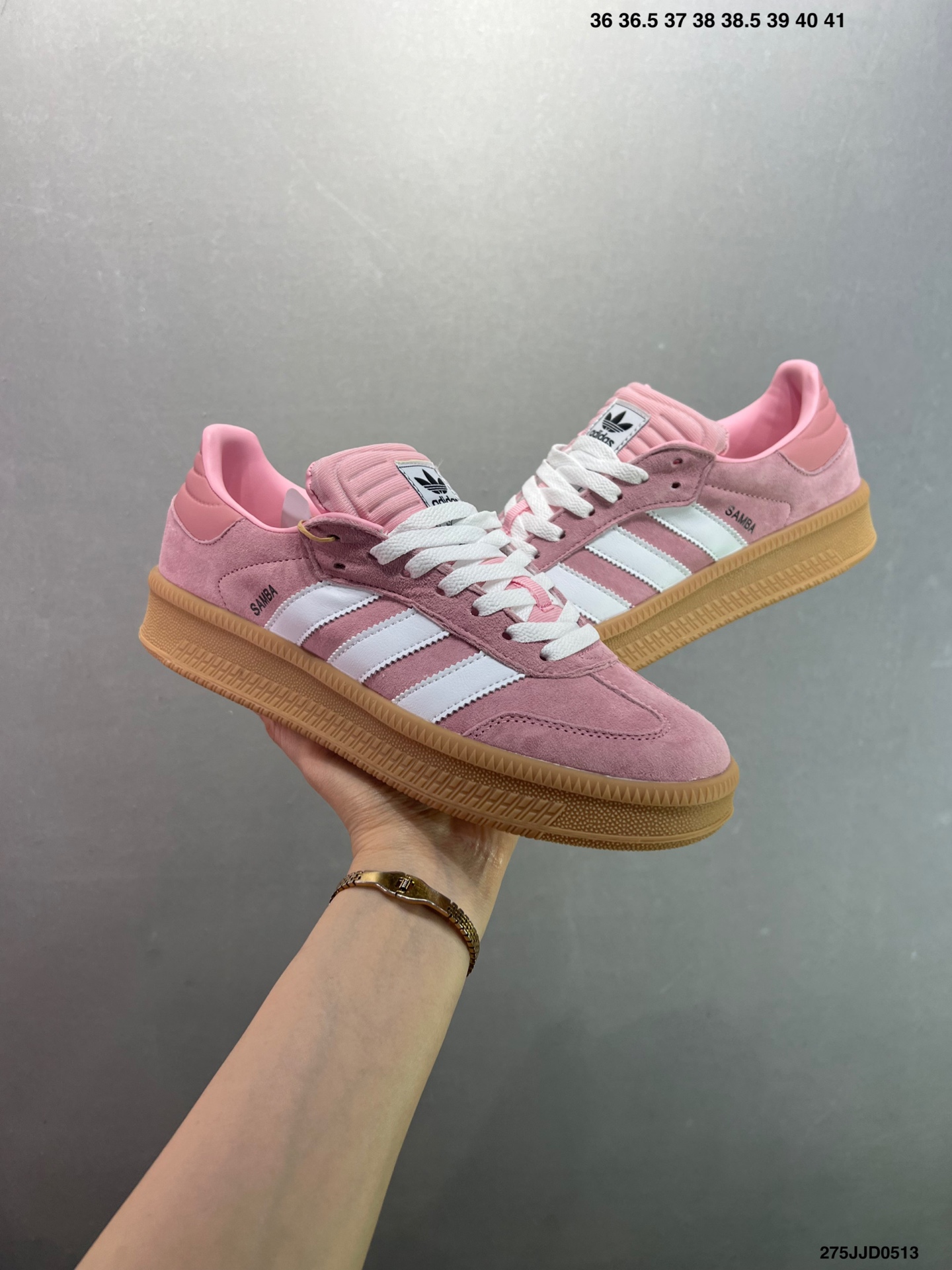 Adidas Originals Samba XLG Low-Top Sneakers in Pink Suede - Iconic Style 9 i1747068362126 6909 0 7