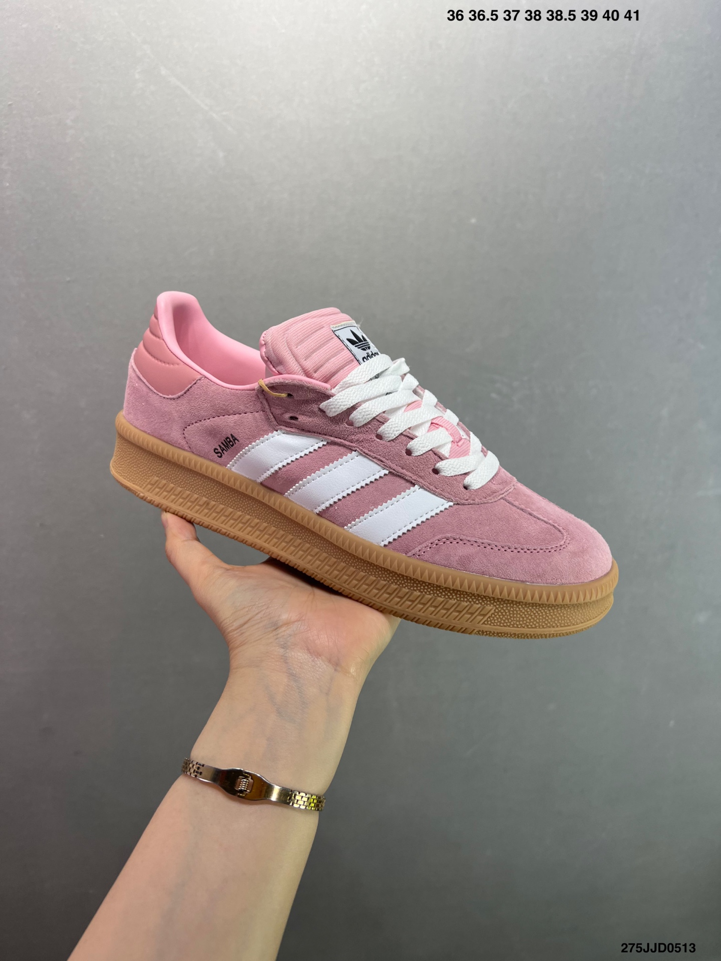 Adidas Originals Samba XLG Low-Top Sneakers in Pink Suede - Iconic Style 3 i1747068362177 7263 0 1