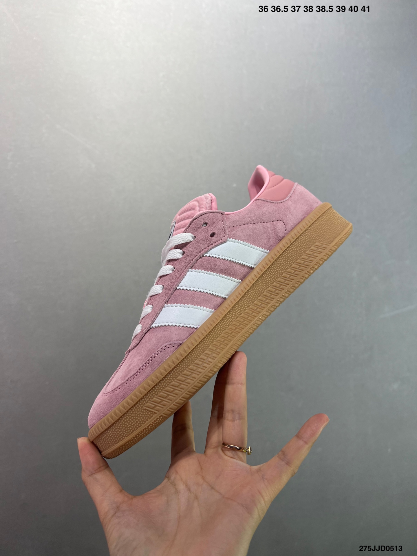 Adidas Originals Samba XLG Low-Top Sneakers in Pink Suede - Iconic Style 4 i1747068362203 5051 0 2