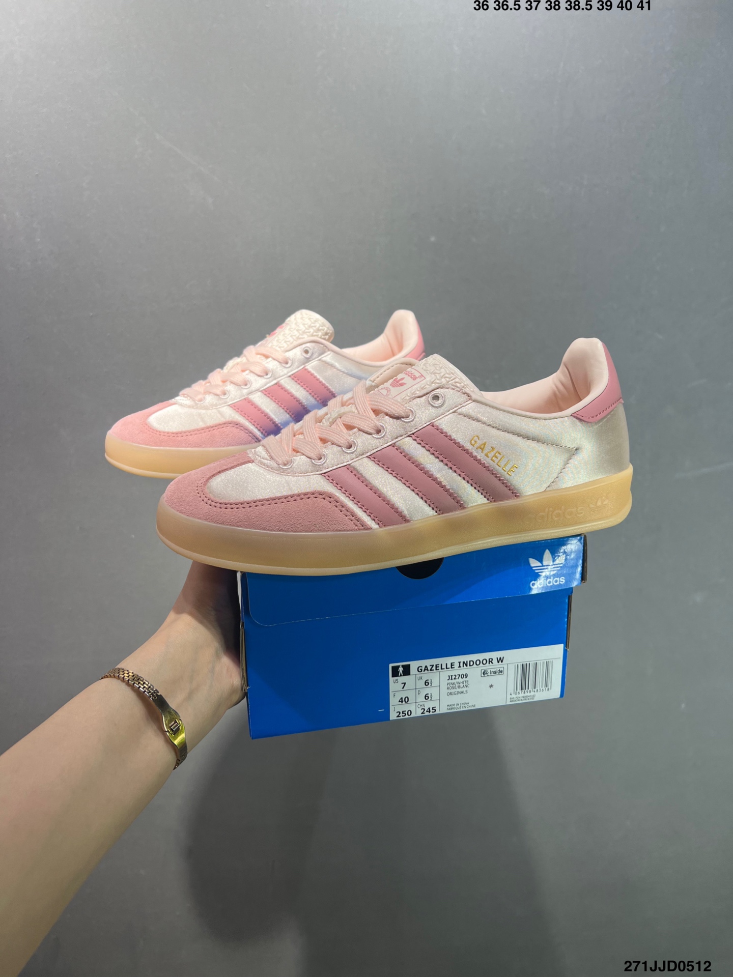 Adidas Gazelle Indoor Trainers - Low Top Retro Casual Sneakers in Pink 10 i1747068552419 3838 0 8