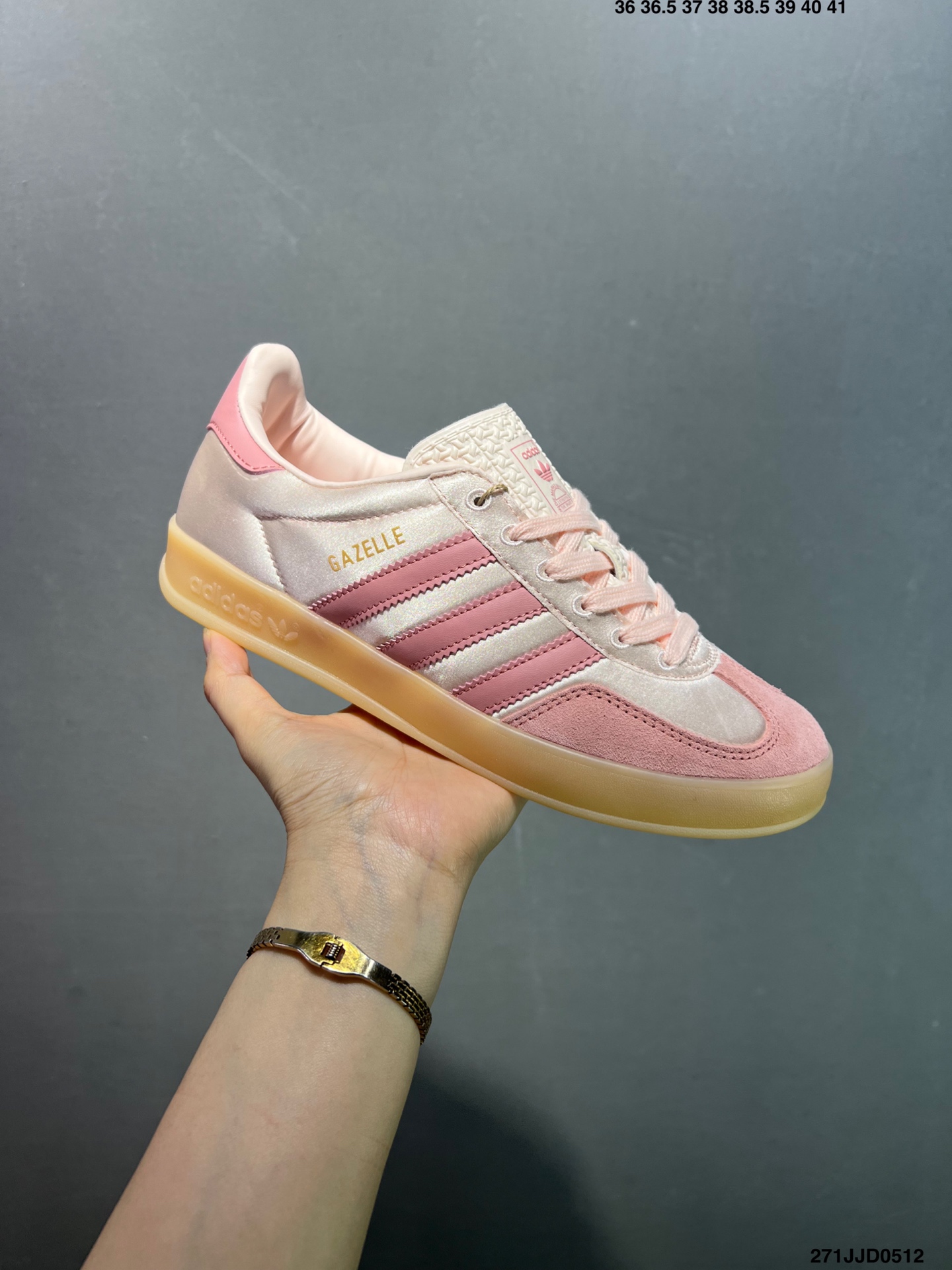 Adidas Gazelle Indoor Trainers - Low Top Retro Casual Sneakers in Pink 3 i1747068552428 2455 0 1