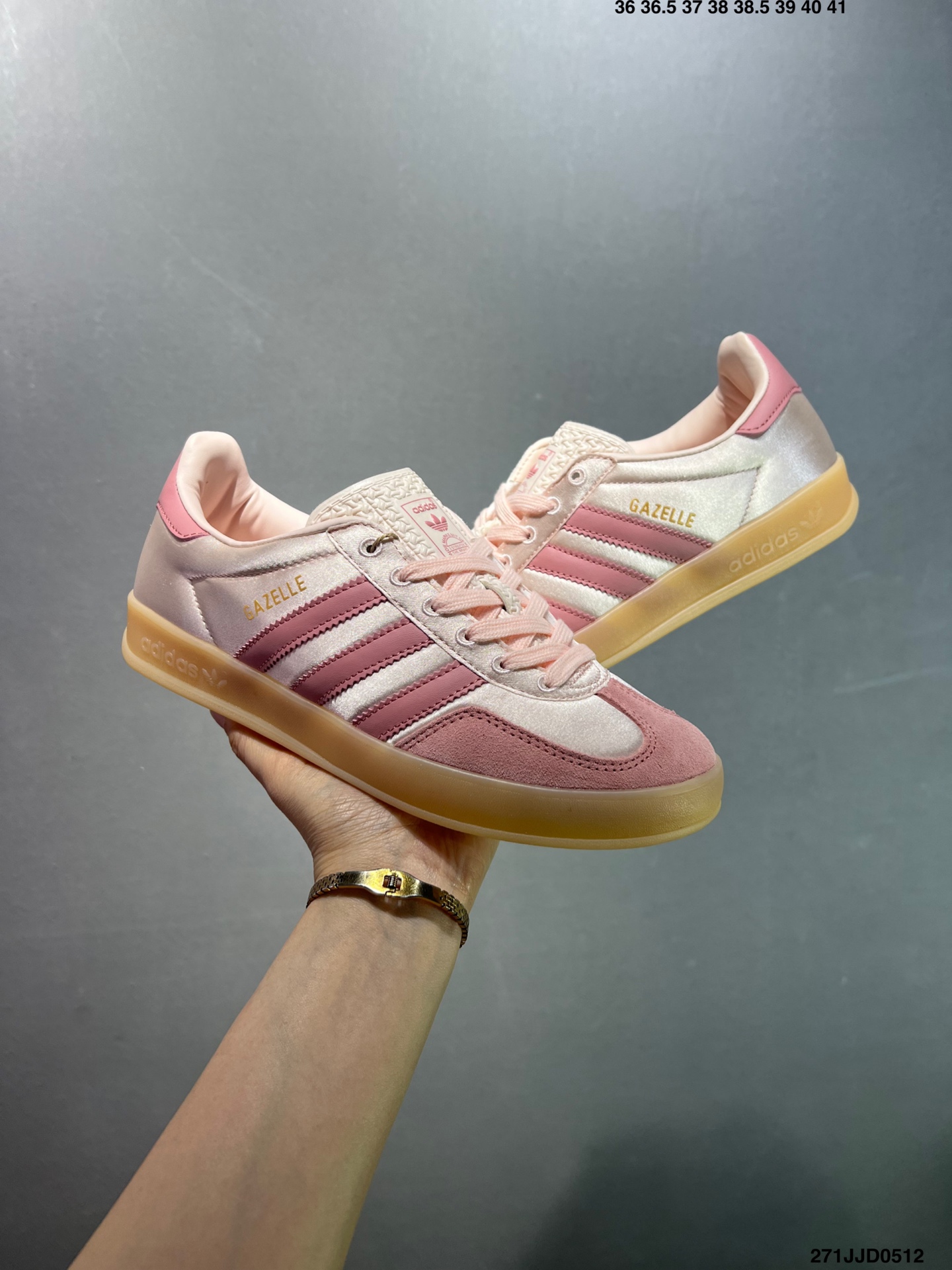Adidas Gazelle Indoor Trainers - Low Top Retro Casual Sneakers in Pink 9 i1747068554676 2487 0 7