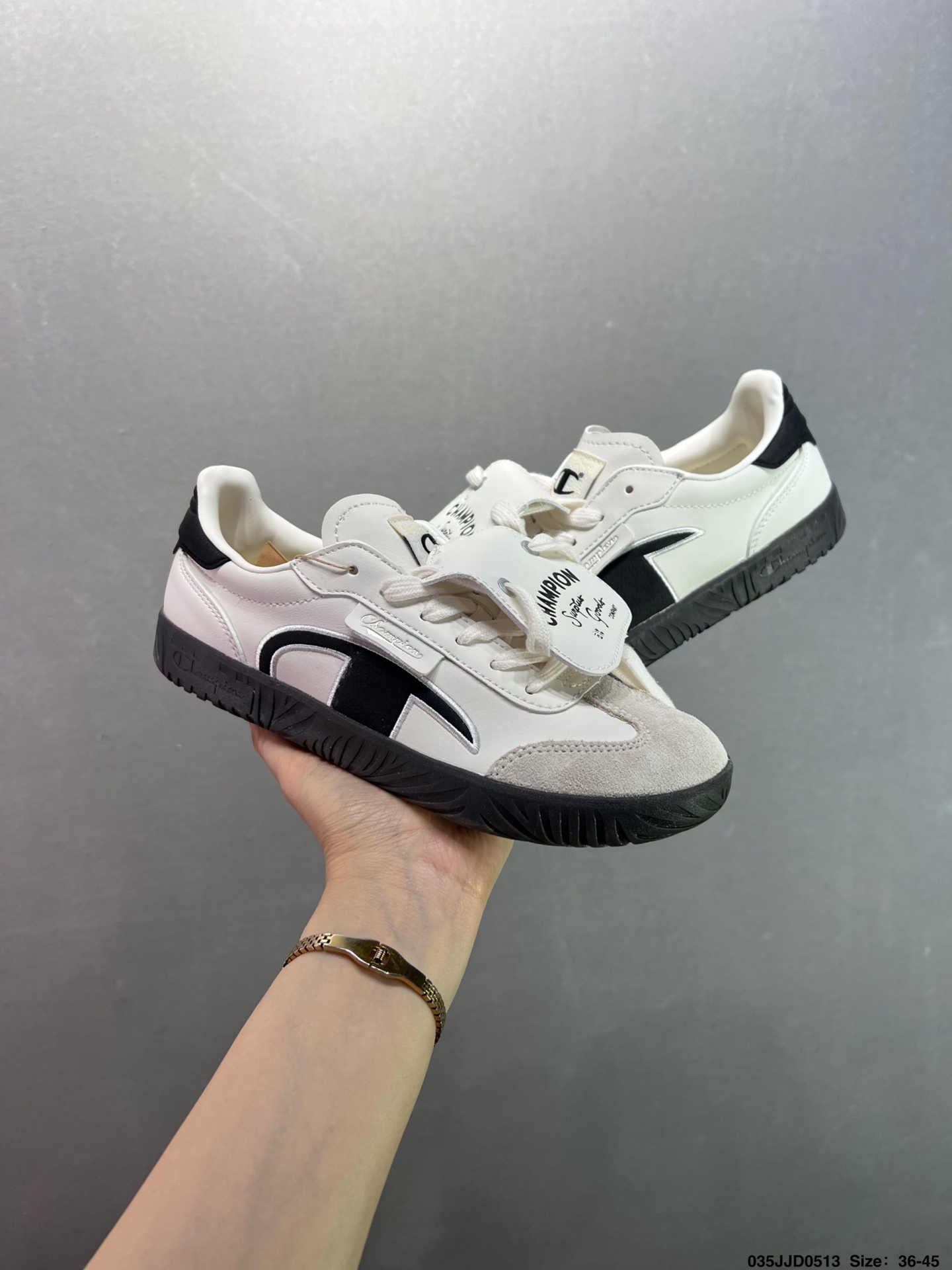 Champion Champ T-Trainer Retro Sneakers - Silver Leather, Sizes 36-45 9 i1747069175309 5762 0 7