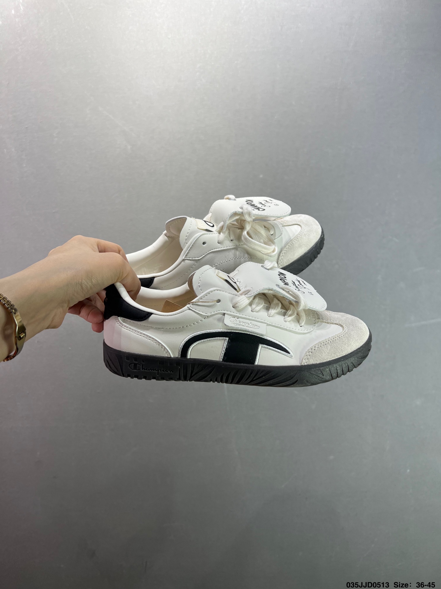 Champion Champ T-Trainer Retro Sneakers - Silver Leather, Sizes 36-45 10 i1747069177108 9616 0 8