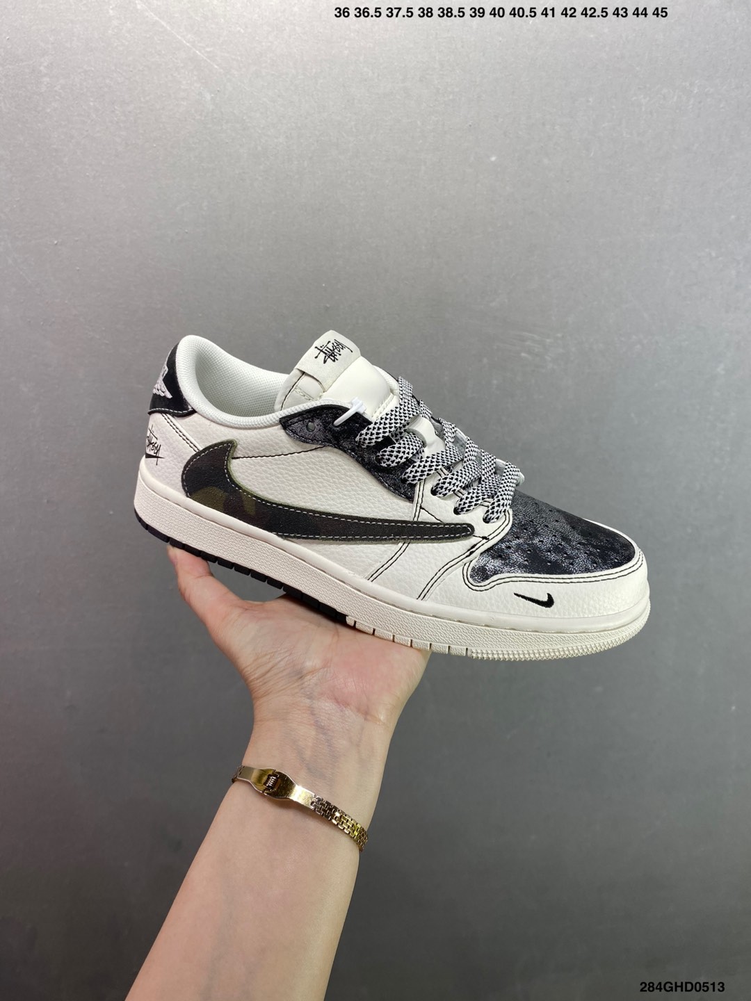 Nike Air Jordan 1 Low Custom Sneakers - Premium Leather, Retro Style 3 i1747070889988 7211 0 1