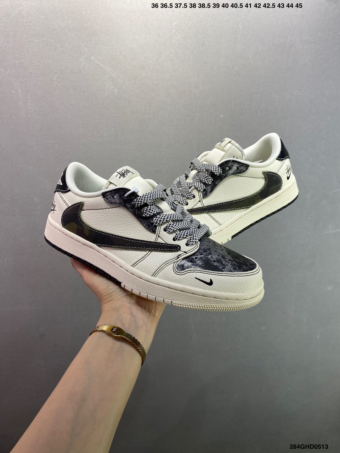 Nike Air Jordan 1 Low Custom Sneakers - Premium Leather, Retro Style 9 i1747070890260 2981 0 7