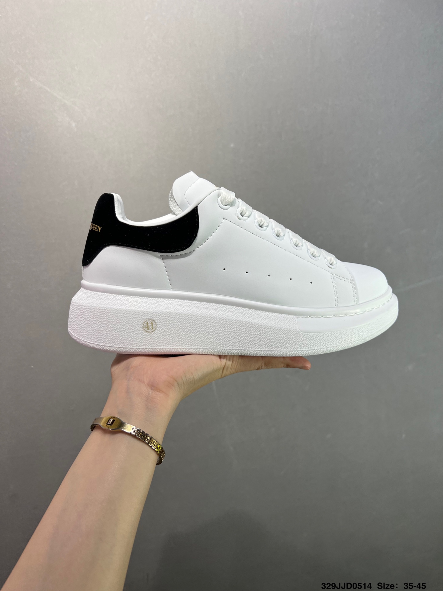 Alexander McQueen Oversized White Leather Sneakers - Iconic & Stylish 2 i1747147677256 4121 0 0