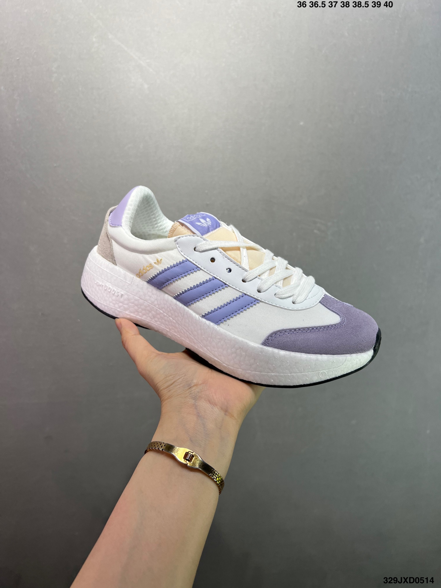 Adidas Ozeliia Women's Fashion Sneakers Lavender White Casual Shoes 2 i1747148317414 6483 0 1