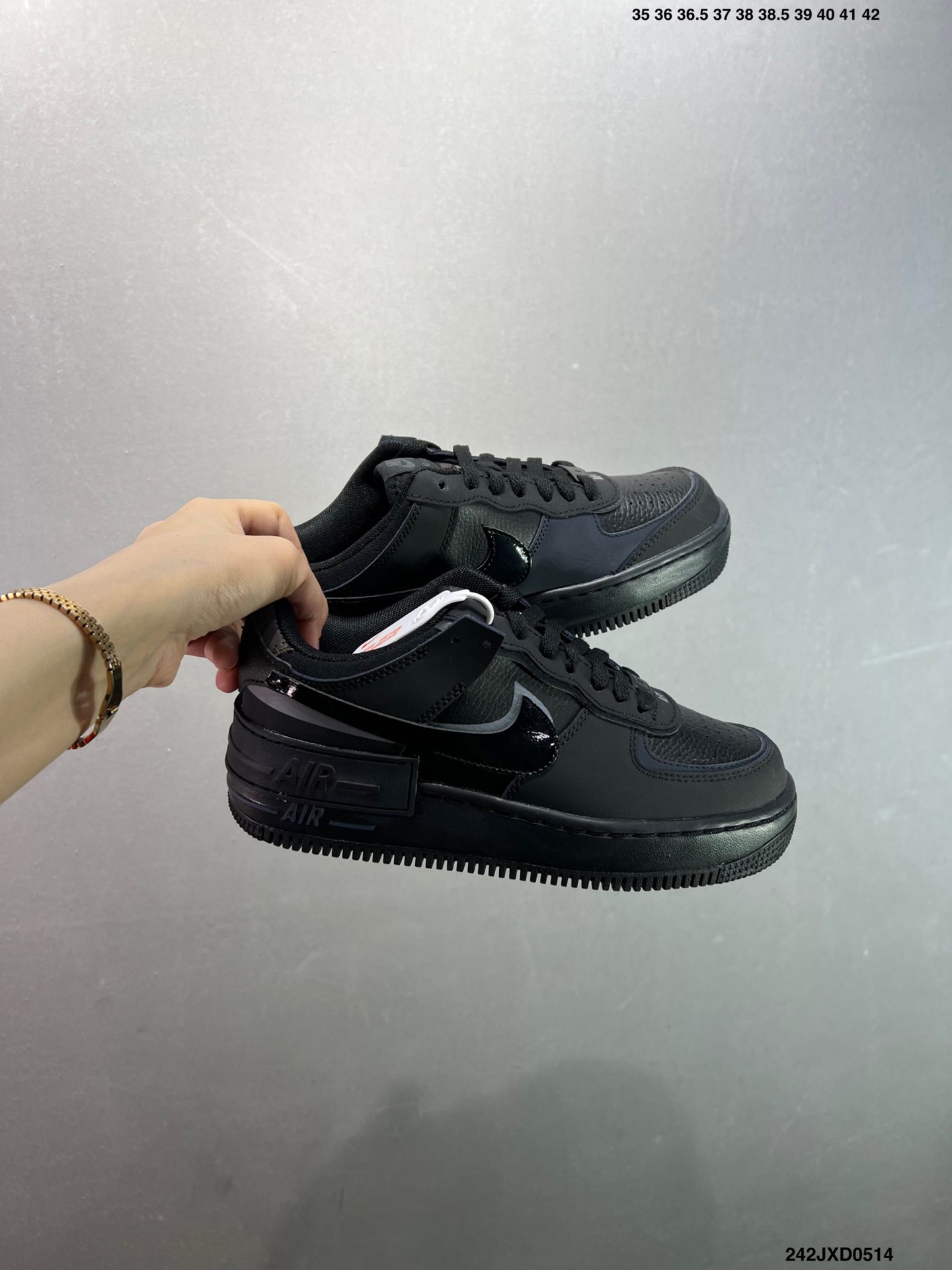 Nike Air Force 1 Shadow: Deconstructed Black Low-Top Sneakers 10 i1747148974282 5836 0 8