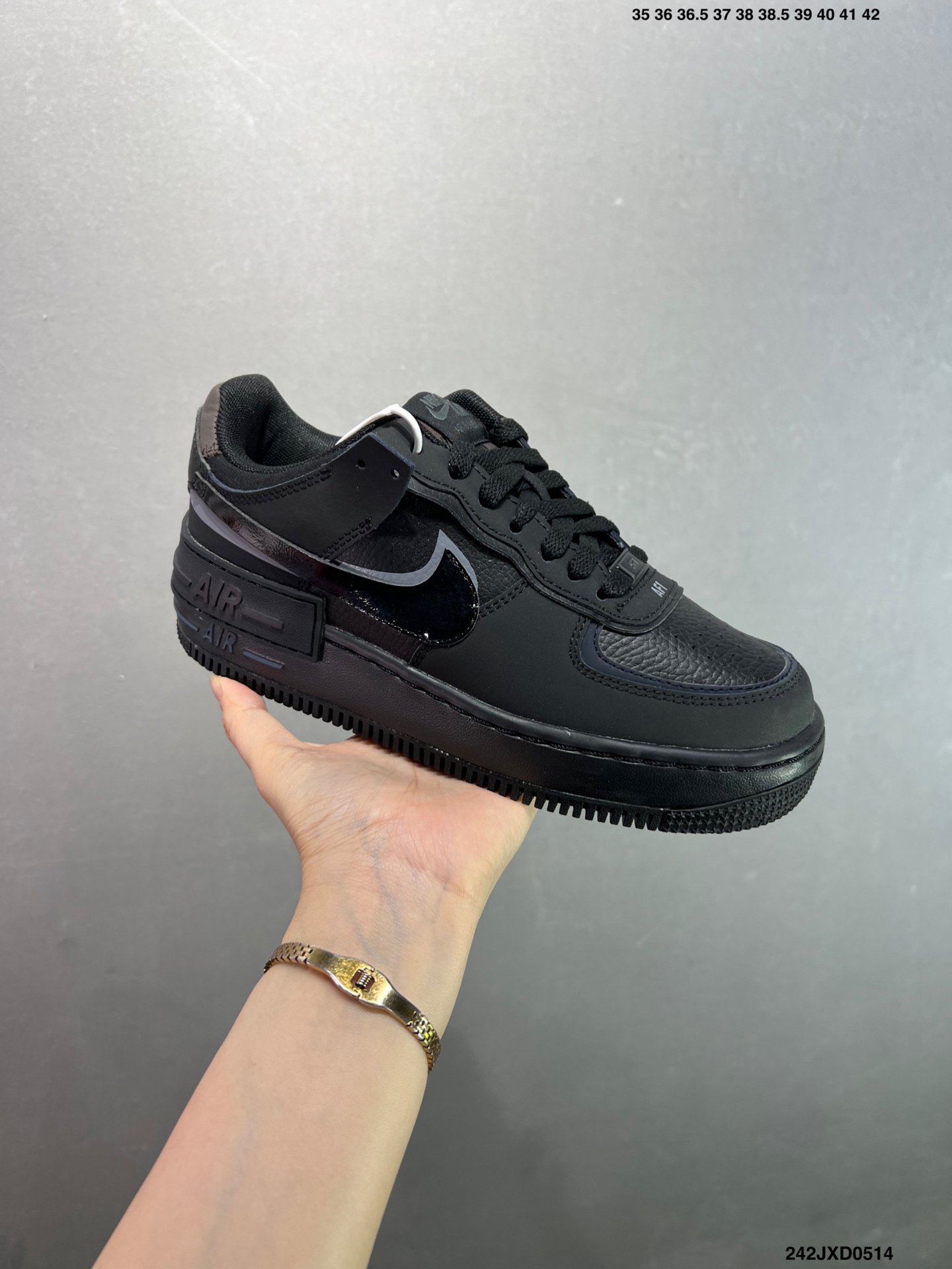 Nike Air Force 1 Shadow: Deconstructed Black Low-Top Sneakers 3 i1747148974288 3324 0 1