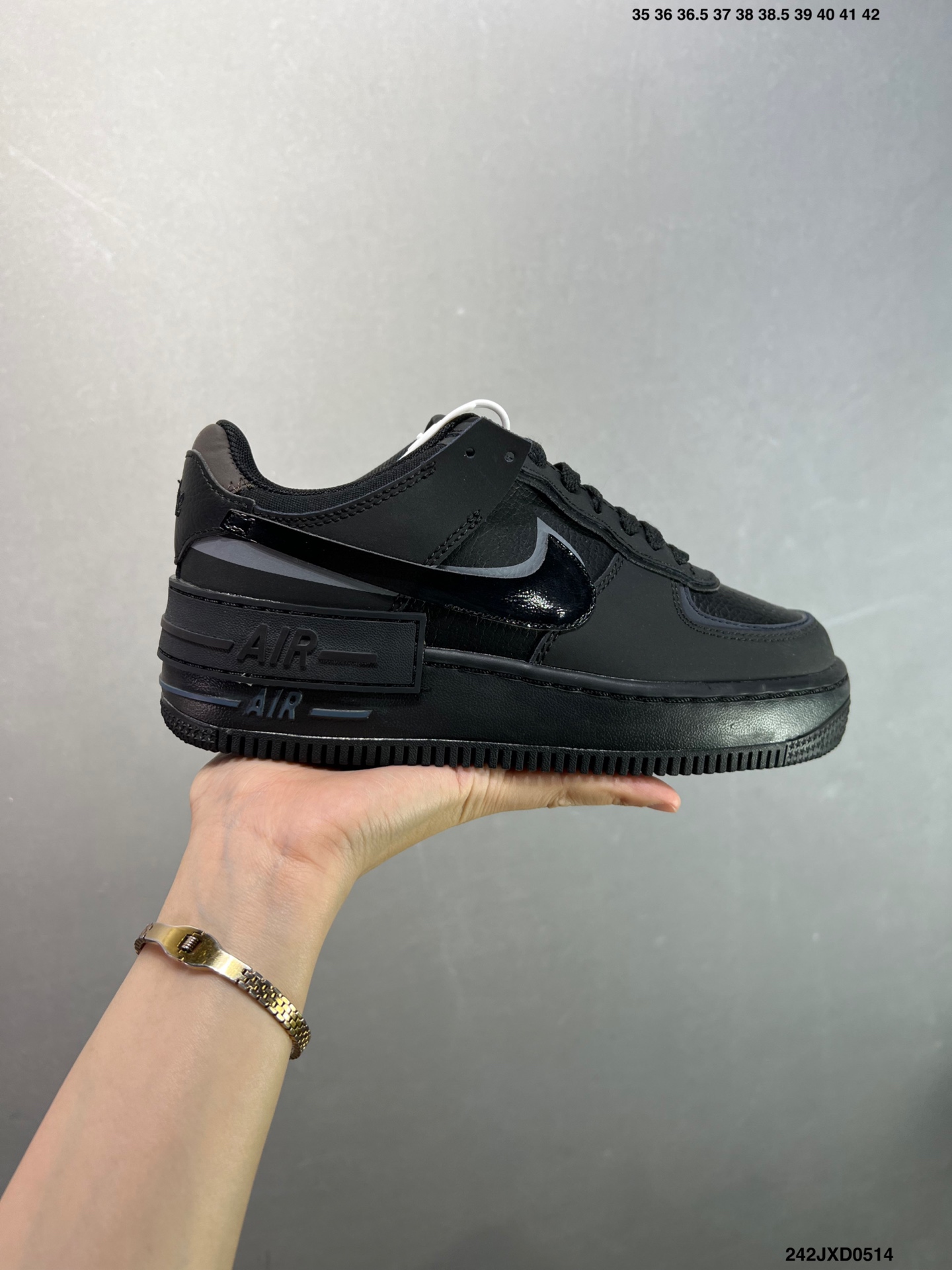 Nike Air Force 1 Shadow: Deconstructed Black Low-Top Sneakers 2 i1747148976466 5619 0 0
