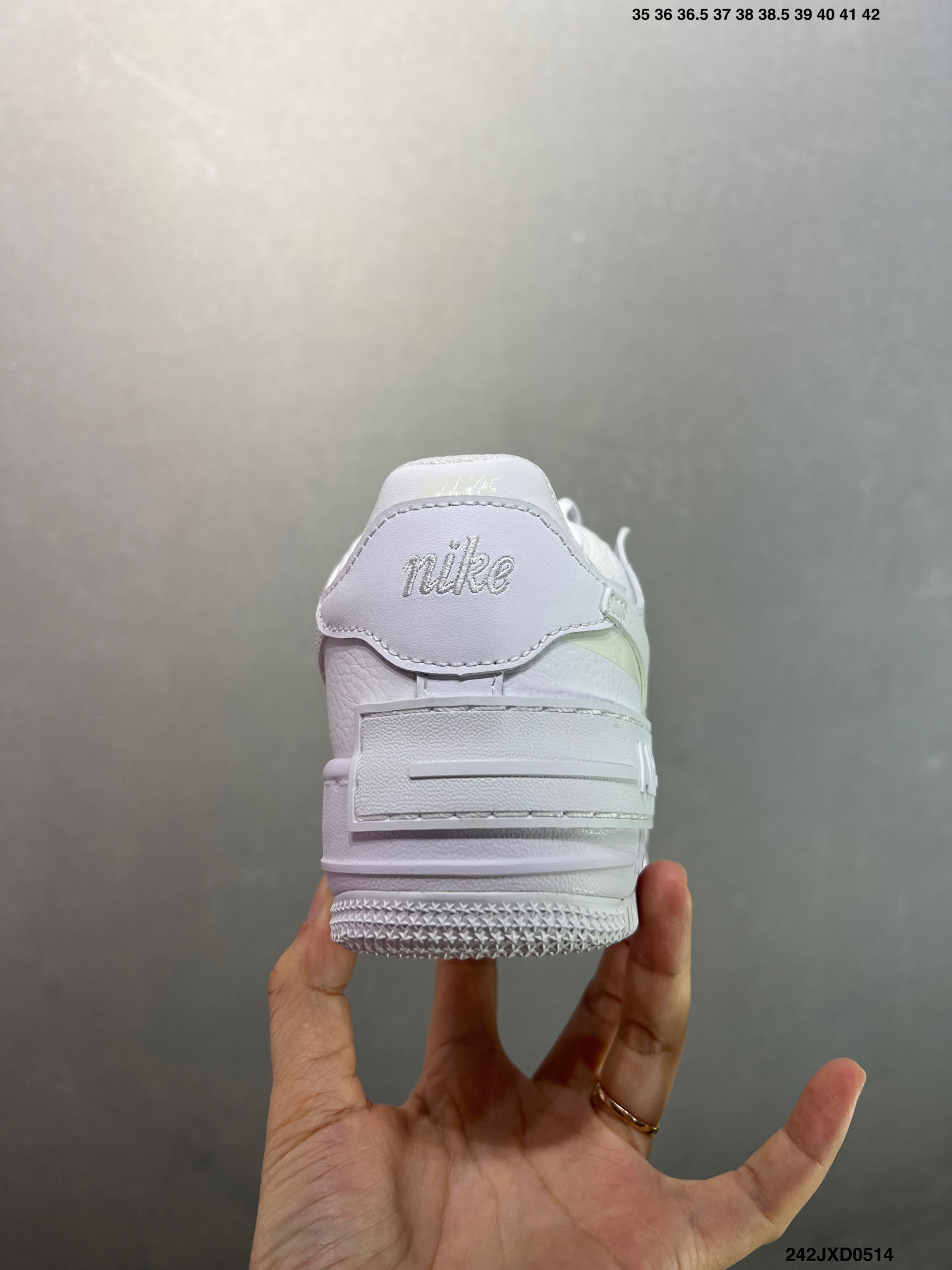 Nike Air Force 1 Shadow: Deconstructed White Leather Sneakers 5 i1747149004102 2671 0 3