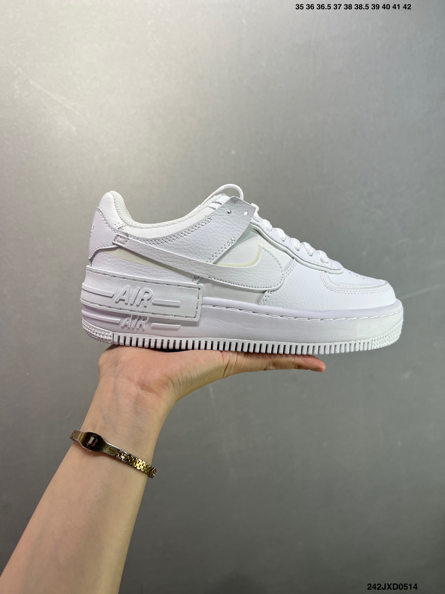 Nike Air Force 1 Shadow: Deconstructed White Leather Sneakers 2 i1747149004408 793 0 0