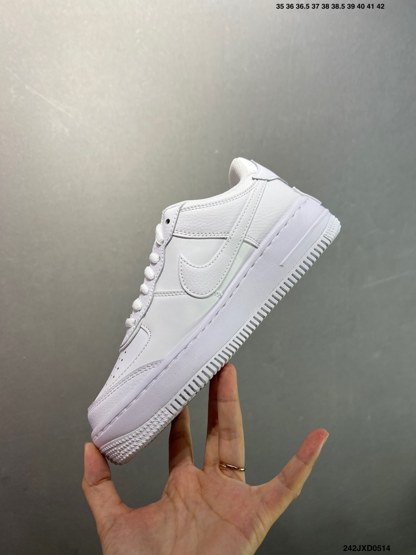 Nike Air Force 1 Shadow: Deconstructed White Leather Sneakers 4 i1747149004423 2196 0 2