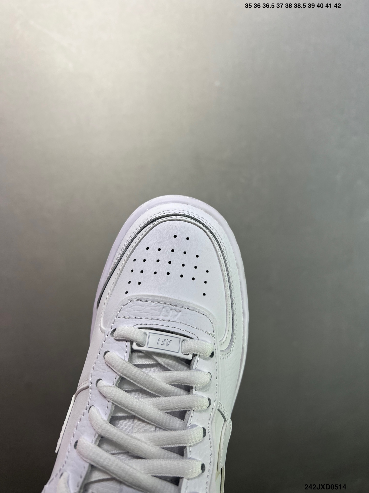Nike Air Force 1 Shadow: Deconstructed White Leather Sneakers 6 i1747149004423 6680 0 4