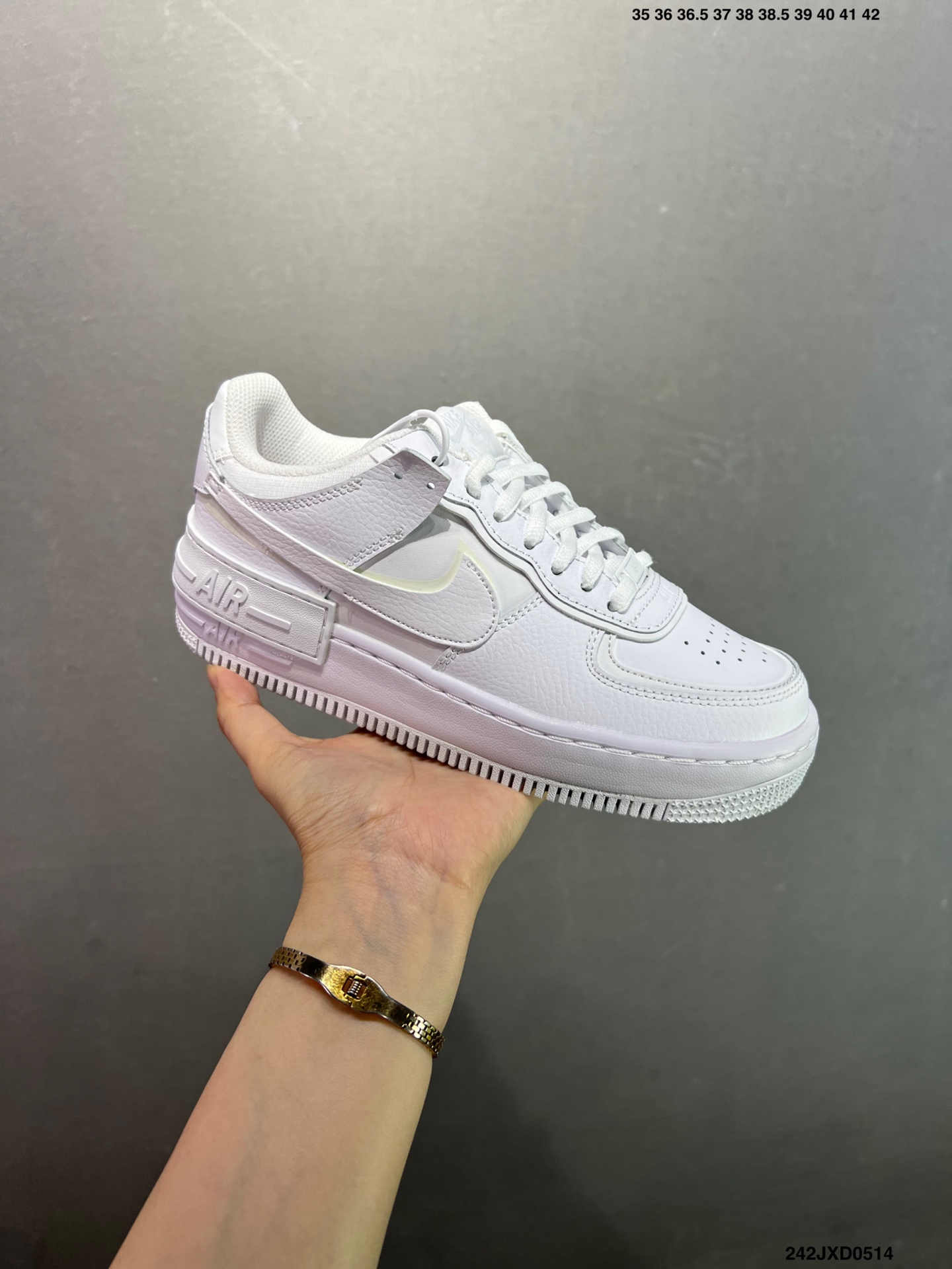 Nike Air Force 1 Shadow: Deconstructed White Leather Sneakers 3 i1747149006423 3903 0 1