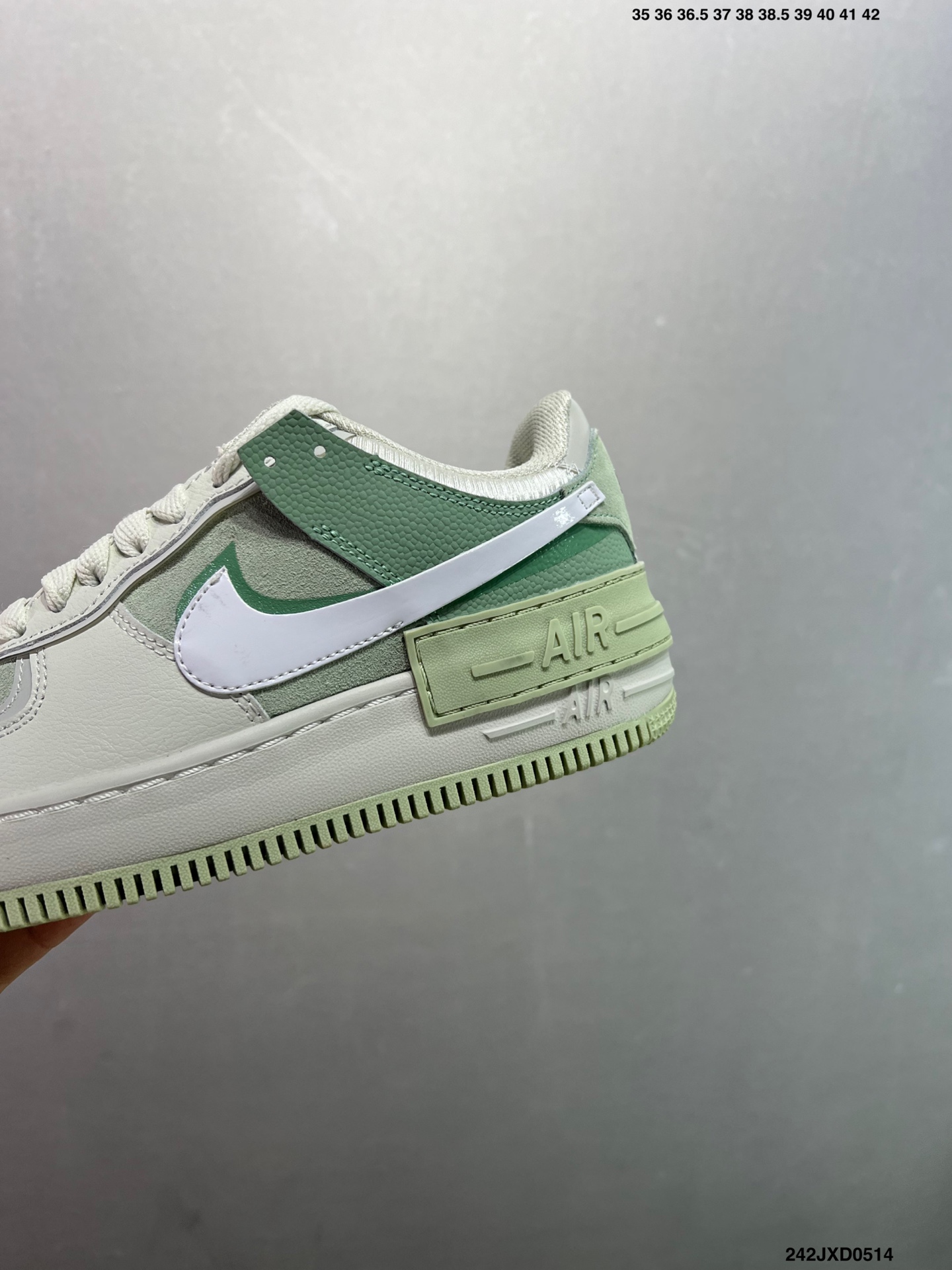 Nike Air Force 1 Shadow Macaron Green: Deconstructed, Lightweight Sneakers 7 i1747149076072 4564 0 5