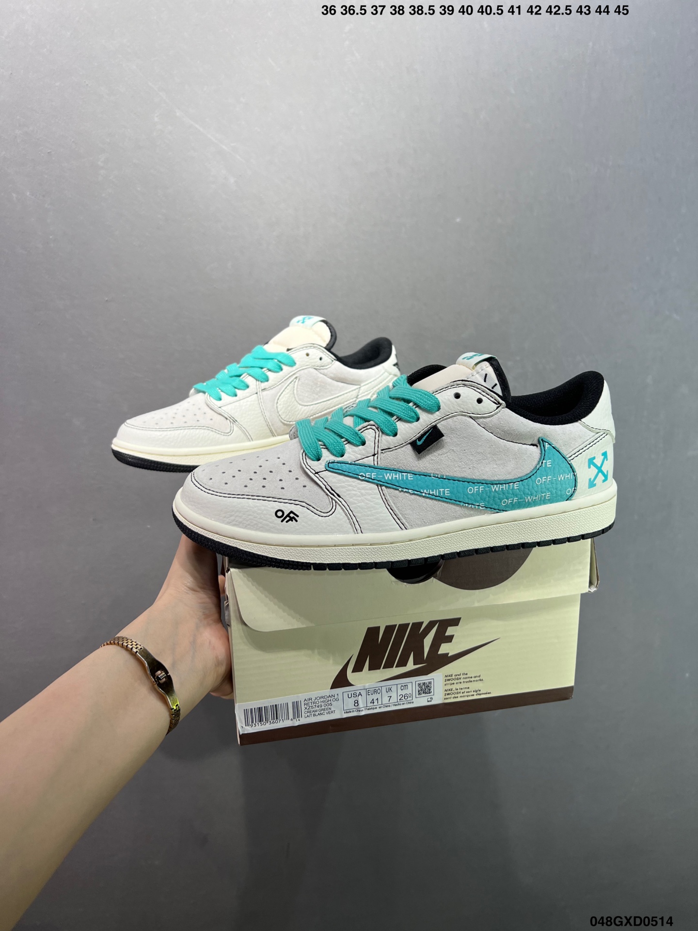Nike Air Jordan 1 Low Custom Off-White Edition Sneakers 10 i1747151305212 2753 0 8