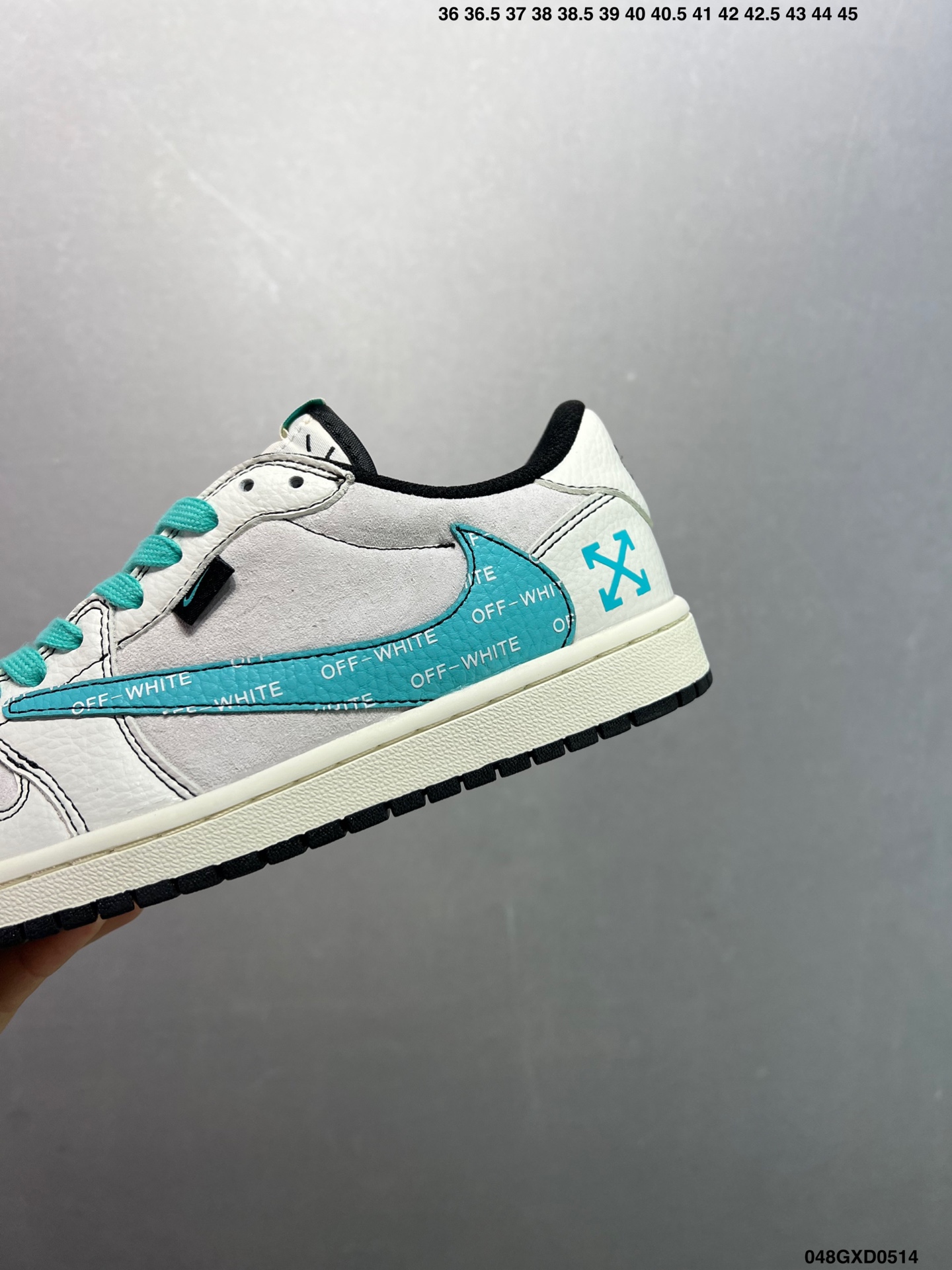 Nike Air Jordan 1 Low Custom Off-White Edition Sneakers 7 i1747151307047 9710 0 5