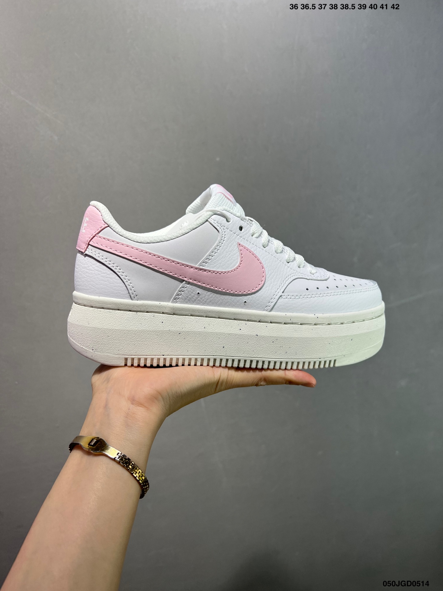 Nike Court Vision Alta LTR White Pink Retro Casual Platform Shoes DZ5394-102 2 i1747151543358 4641 0 0