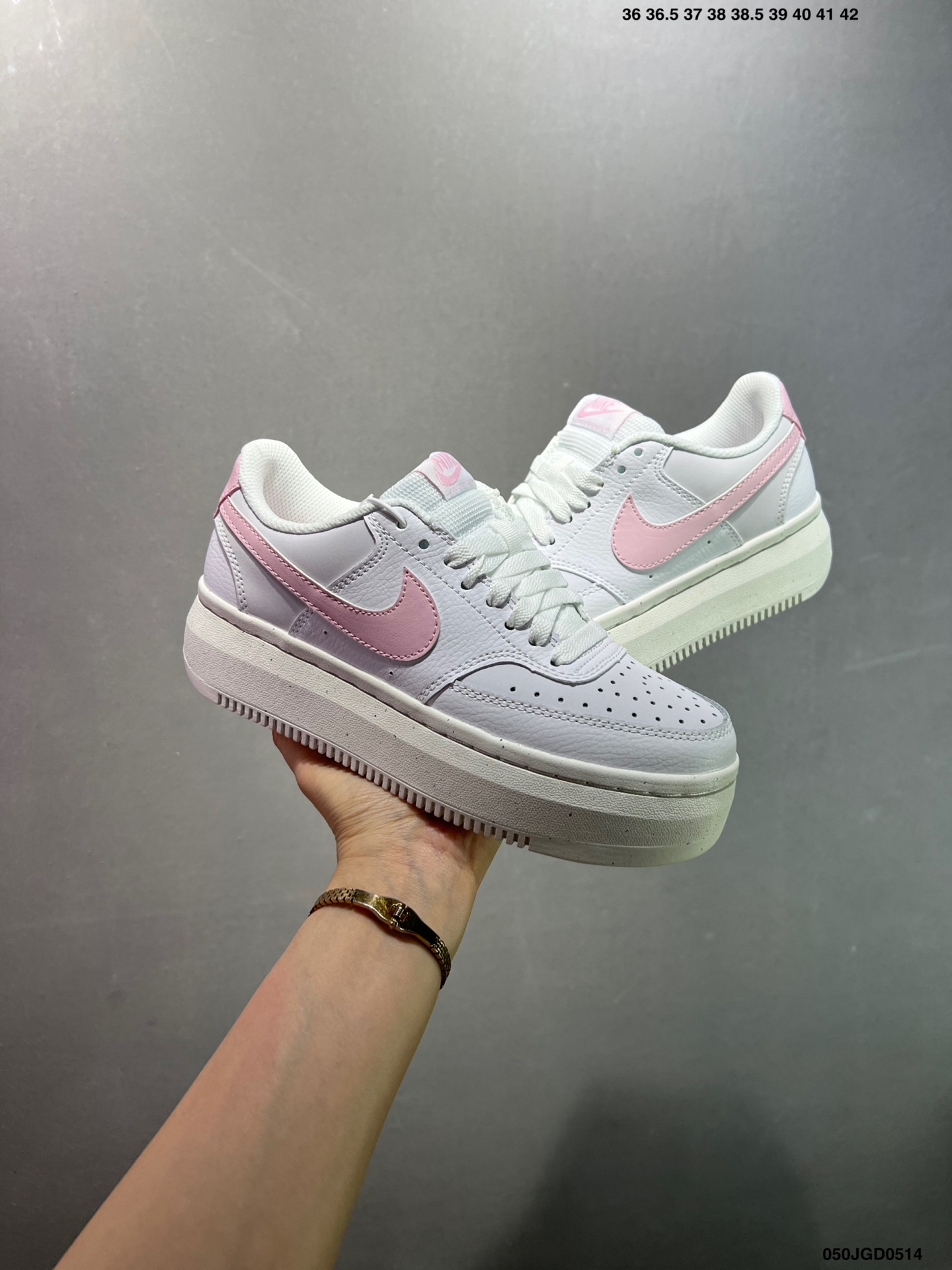 Nike Court Vision Alta LTR White Pink Retro Casual Platform Shoes DZ5394-102 9 i1747151543370 6590 0 7