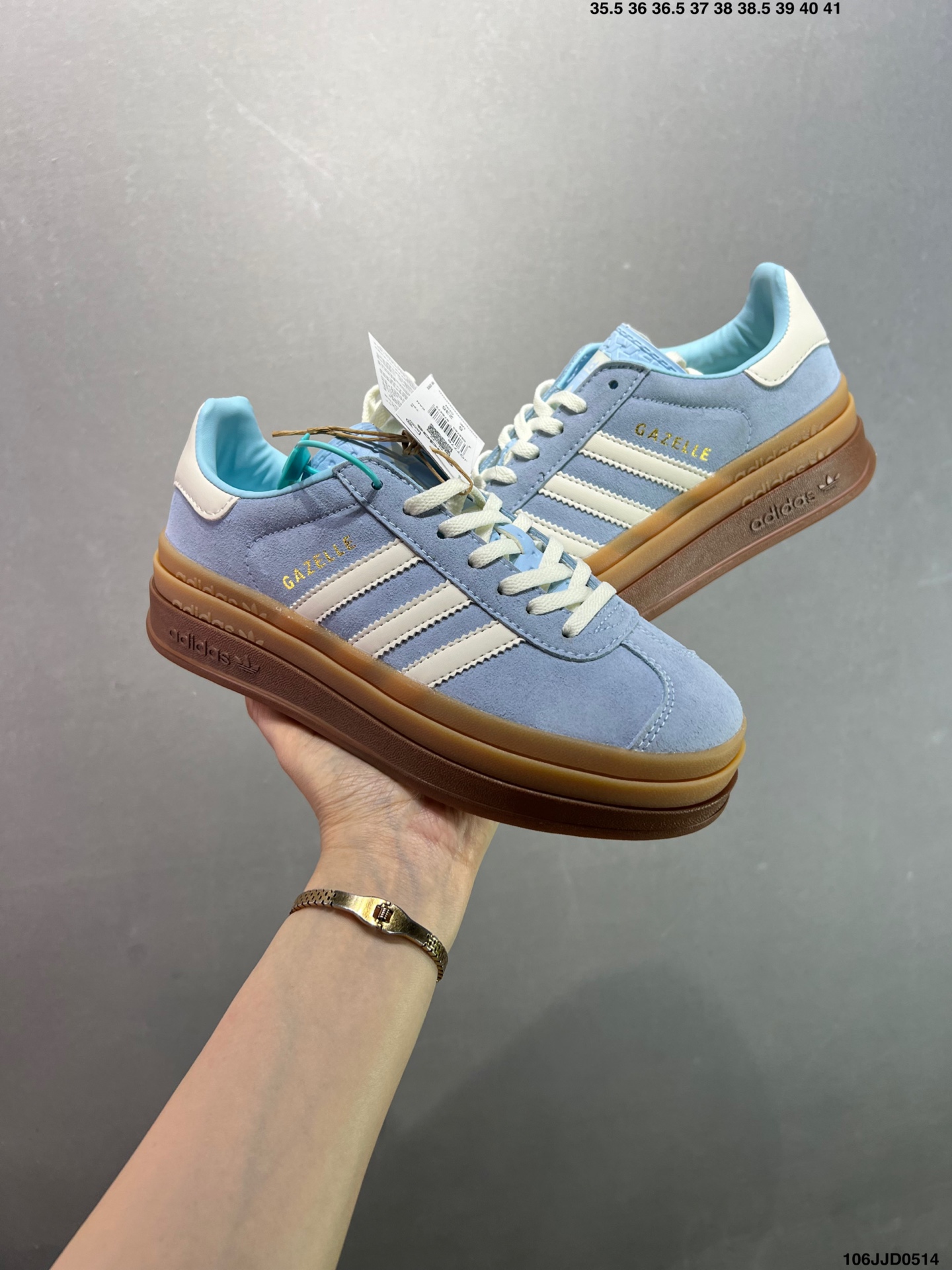 Adidas Originals Gazelle Bold Women's Casual Low-Top Platform Sneakers 9 i1747152264540 1095 0 7