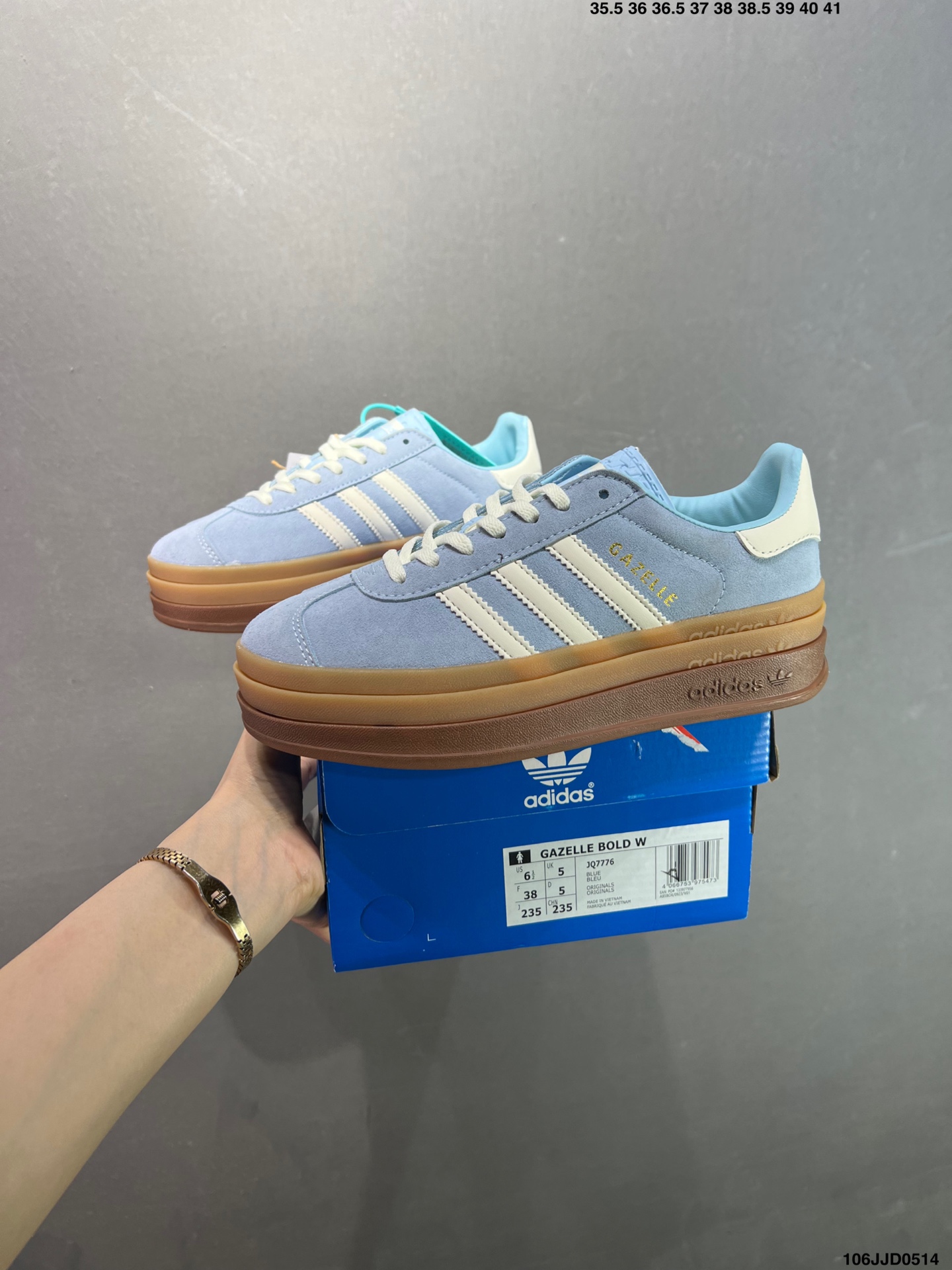 Adidas Originals Gazelle Bold Women's Casual Low-Top Platform Sneakers 10 i1747152264555 5822 0 8