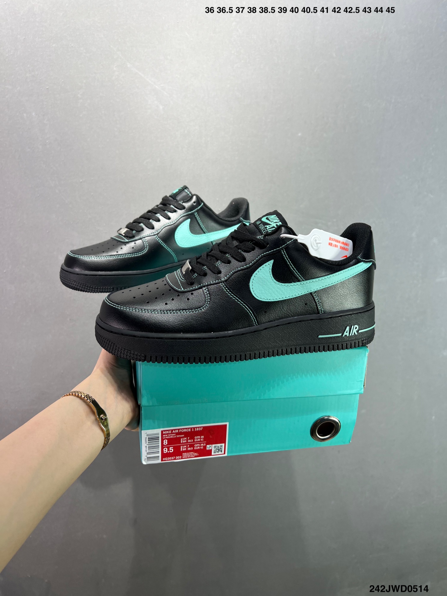 Nike Air Force 1 '07 Low Black Mint Foam HQ2037-001 10 i1747152682363 6575 0 8