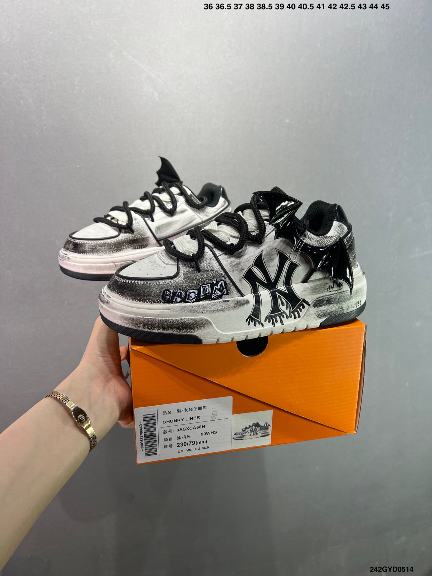 MLB NY Printed Graffiti Sneakers - Comfortable, Stylish, and Trendy 10 i1747152736151 7824 0 8