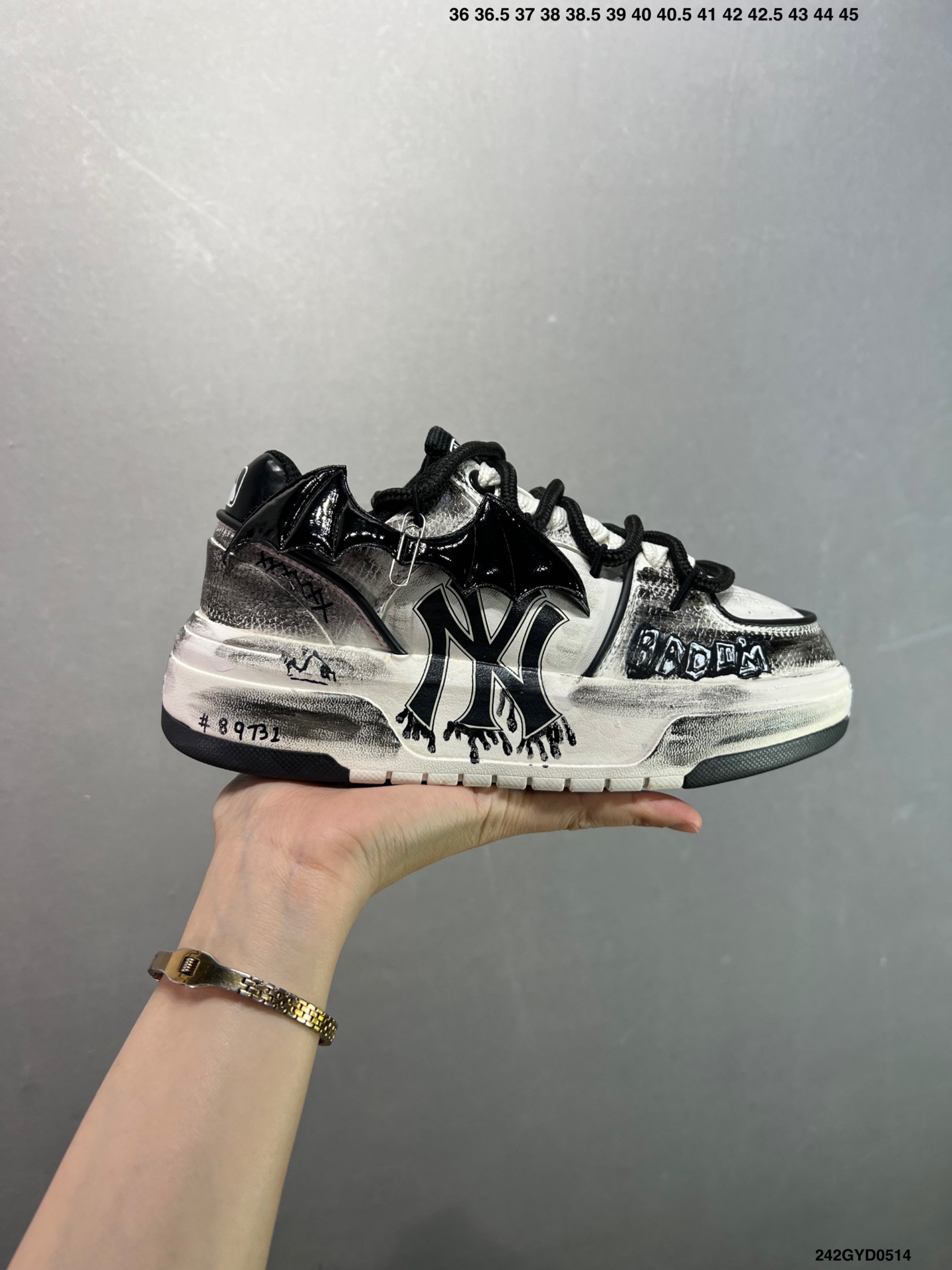 MLB NY Printed Graffiti Sneakers - Comfortable, Stylish, and Trendy 2 i1747152747040 557 0 0