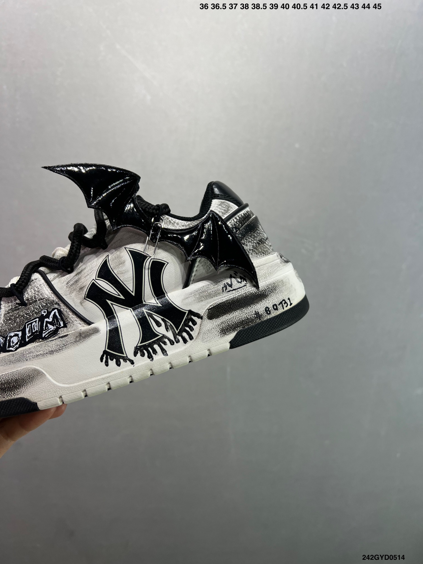 MLB NY Printed Graffiti Sneakers - Comfortable, Stylish, and Trendy 7 i1747152750591 9919 0 5