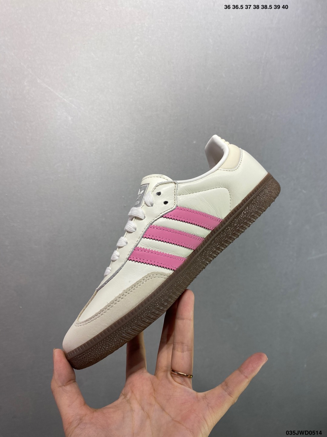 Adidas Samba OG Retro Sneakers with Suede Details and Pink Stripes 4 i1747153983949 2198 0 2