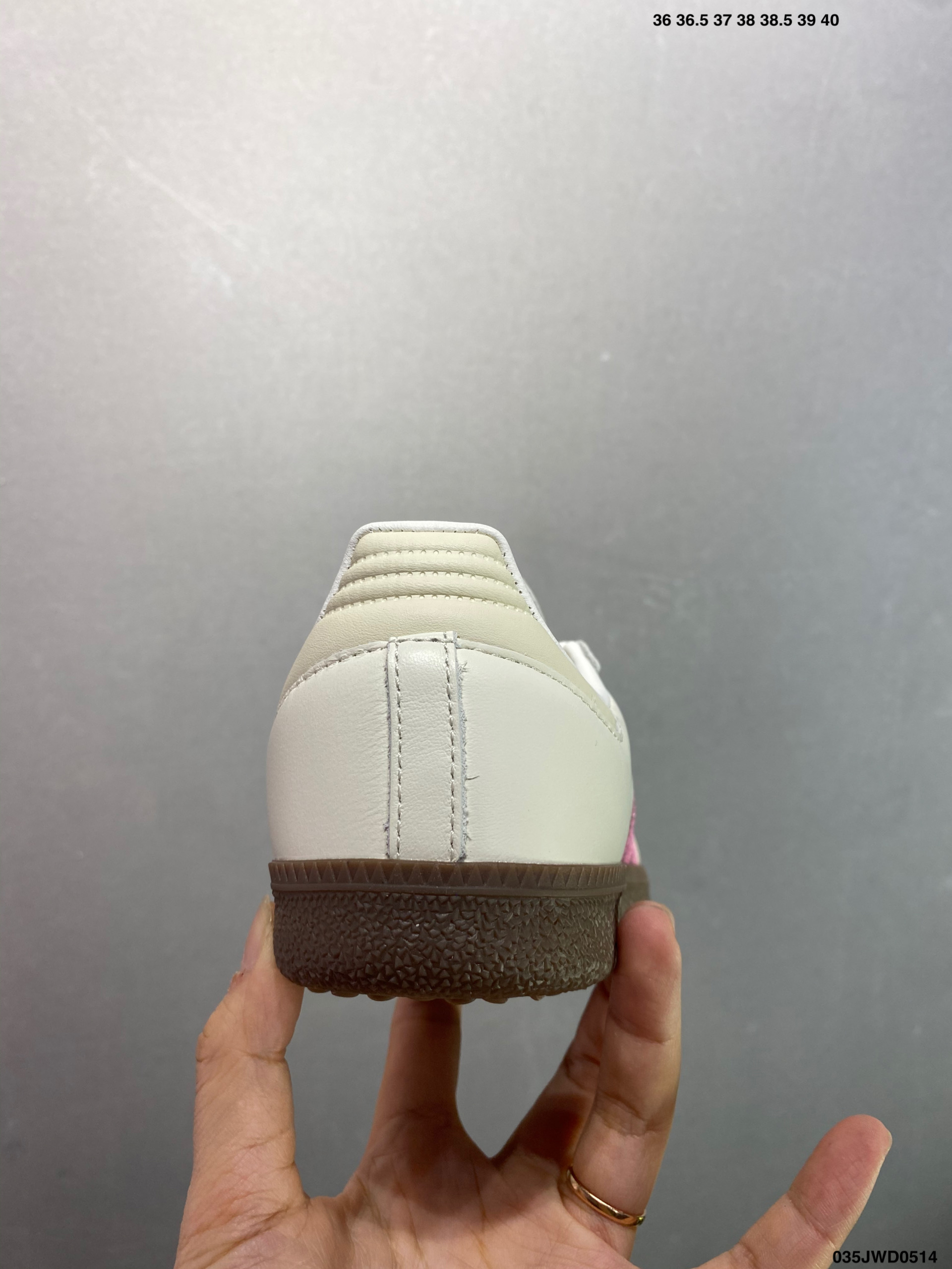 Adidas Samba OG Retro Sneakers with Suede Details and Pink Stripes 5 i1747153984039 9794 0 3