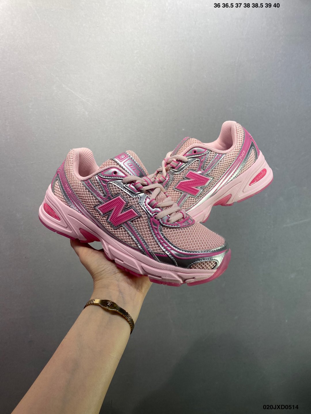 New Balance 740 Series Retro Pink Running Shoes for Men and Women 9 i1747154226957 521 0 7