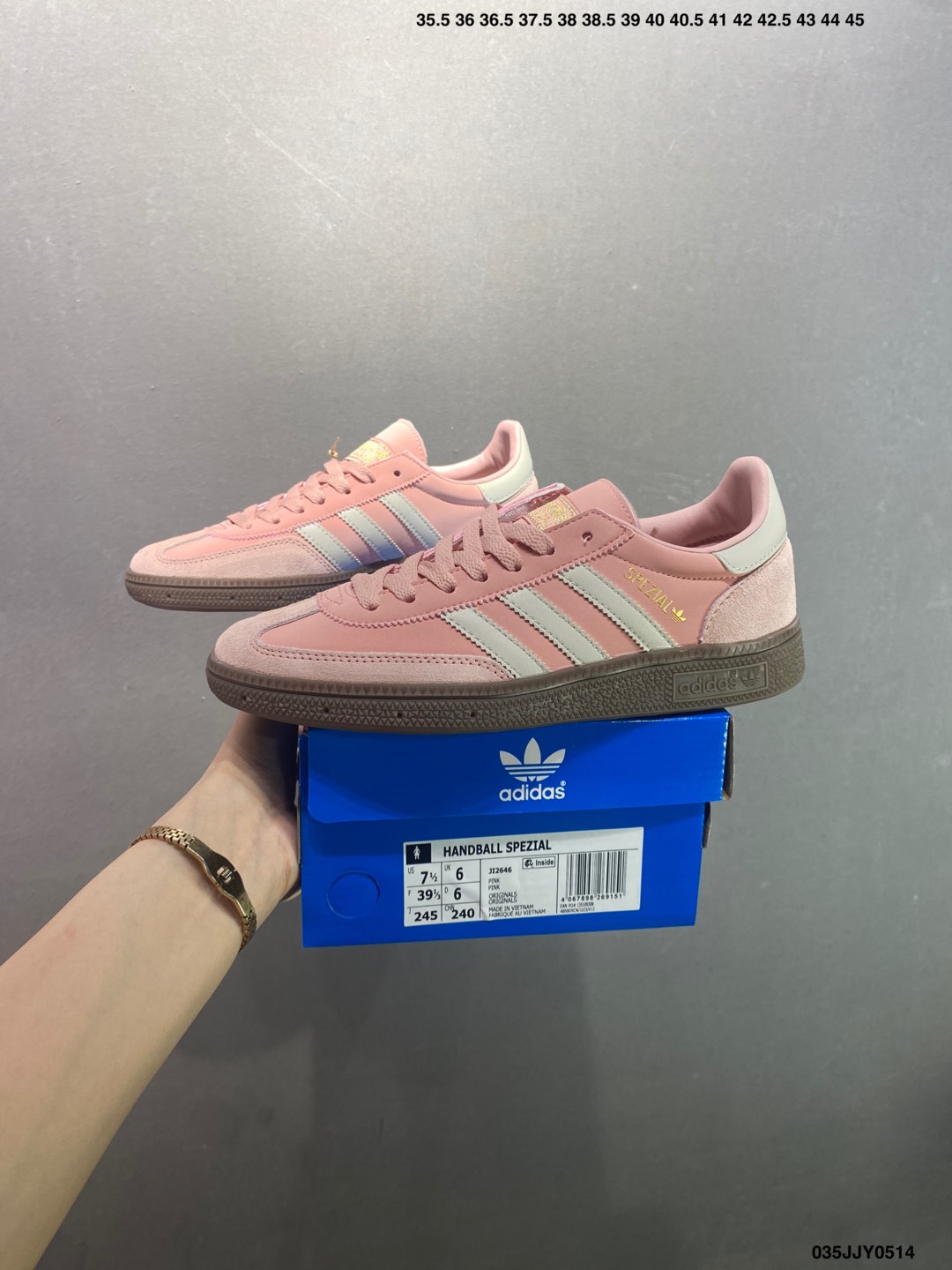 Adidas Originals Handball Spezial Pink Suede Sneakers - Retro Style 10 i1747154282774 8067 0 8