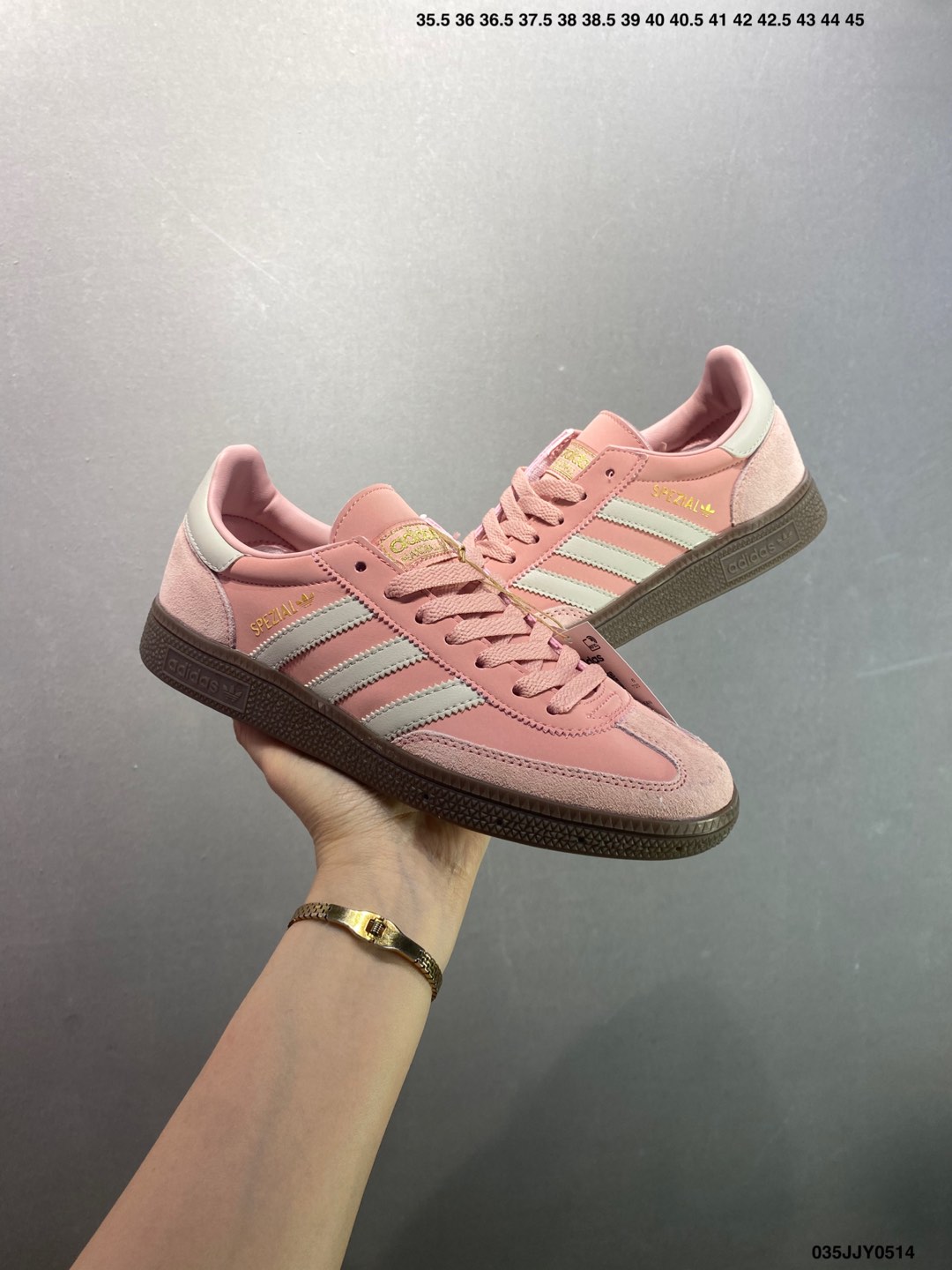 Adidas Originals Handball Spezial Pink Suede Sneakers - Retro Style 9 i1747154282903 1492 0 7