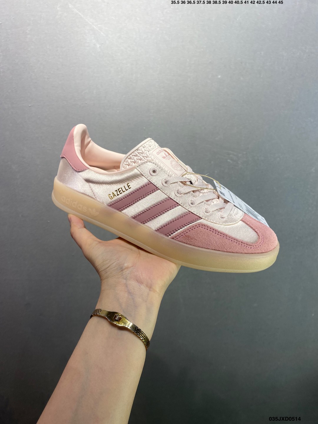 Adidas Originals Gazelle Indoor Pink Suede Leather Sneakers for Women 3 i1747154340945 7981 0 1
