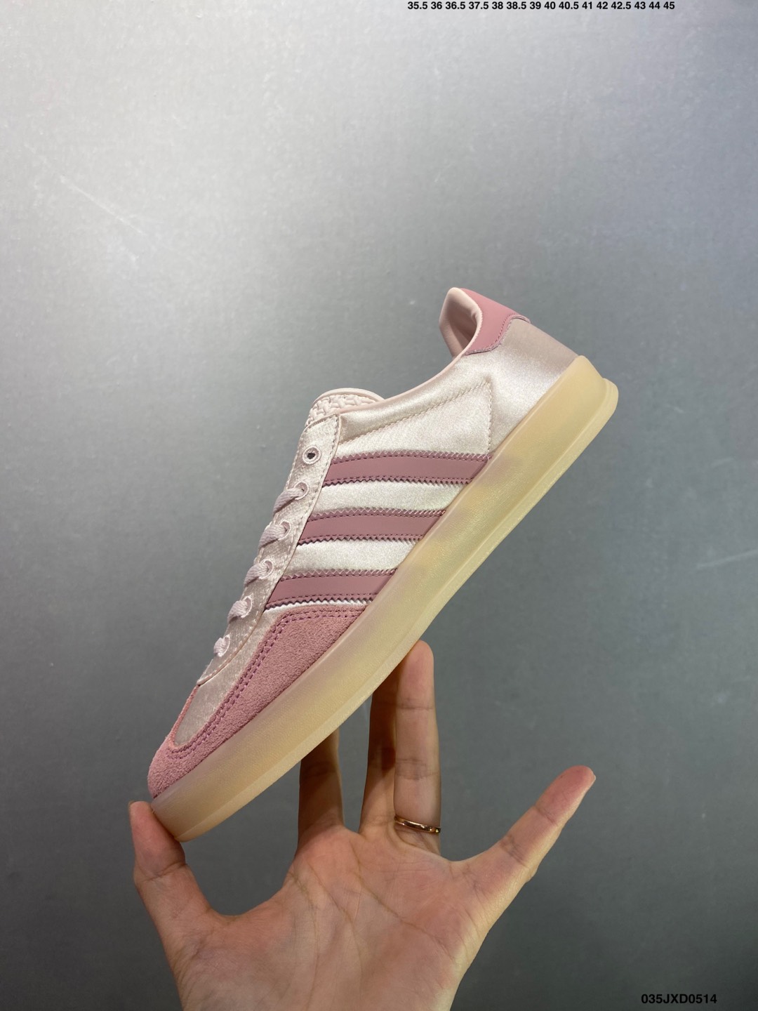 Adidas Originals Gazelle Indoor Pink Suede Leather Sneakers for Women 4 i1747154341142 8326 0 2